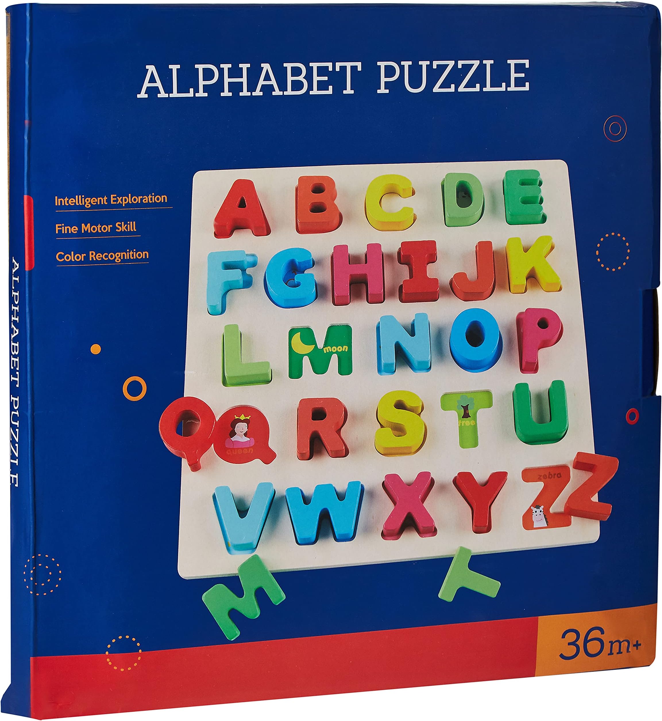 Baby Kids Wooden Learning Letter Educational Toys Puzzle Children Early Learning 3D Shapes Wood Jigsaw Puzzles