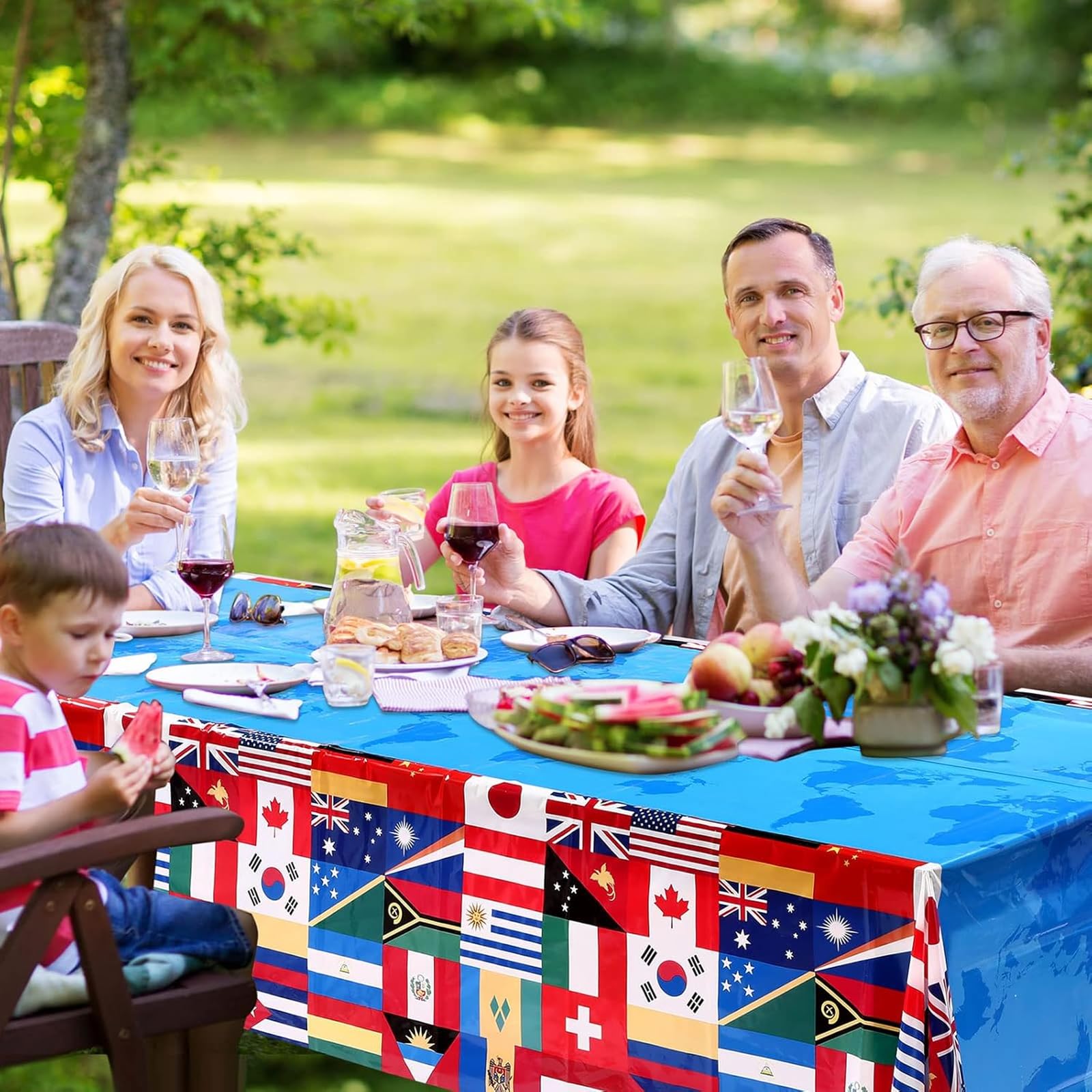 2 Pcs World Cup Football 2026 Tablecloth Fro Large Size for Parties And Events Game Day Parties And Events - Image 5