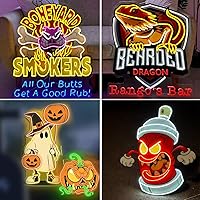 Vista 6 de Custom Neon Sign Logo, Personalized UV Printed LED Neon Light, Logo Sign Customizable for Business, Light Up Name Sign for Salon Bar Coffee Shop