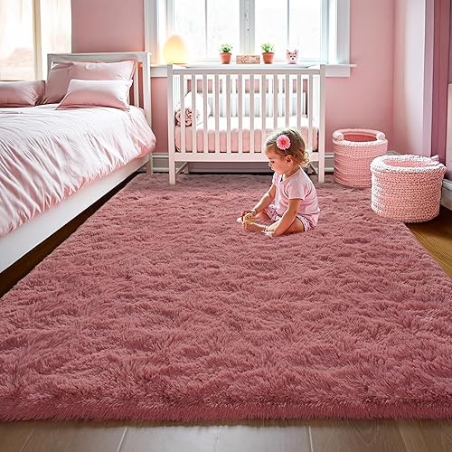 Vista 29 de LOCHAS - Alfombras de interior ultrasuaves y modernas, esponjosas, para sala de estar, ideal para decoración del hogar, del dormitorio de los niños