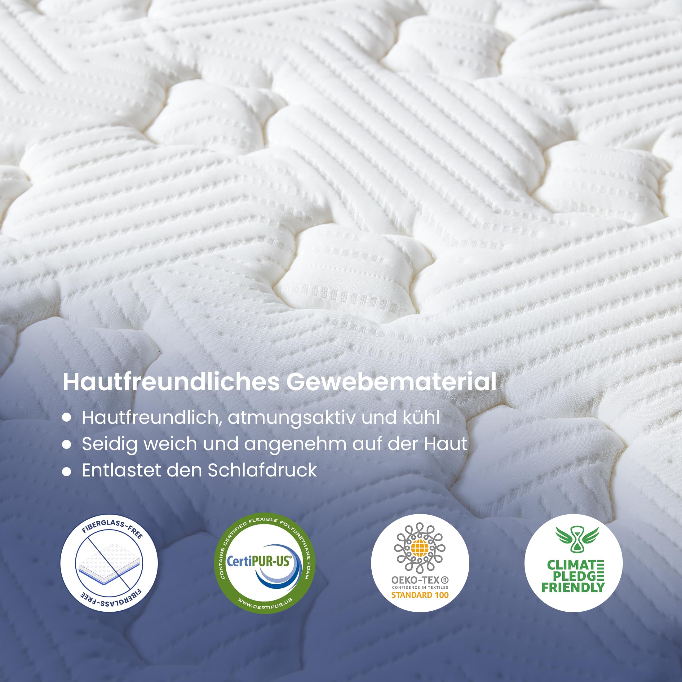 Coolvie Matratze 120x190 HäRtegrad 3-4 - 20cm Hoch | Oeko-Tex-Zertifizierung 7 Zonen Federkernmatratze - Ideal für Jugendliche, Kleine Einzimmerwohnung, Tatami-Zimmer