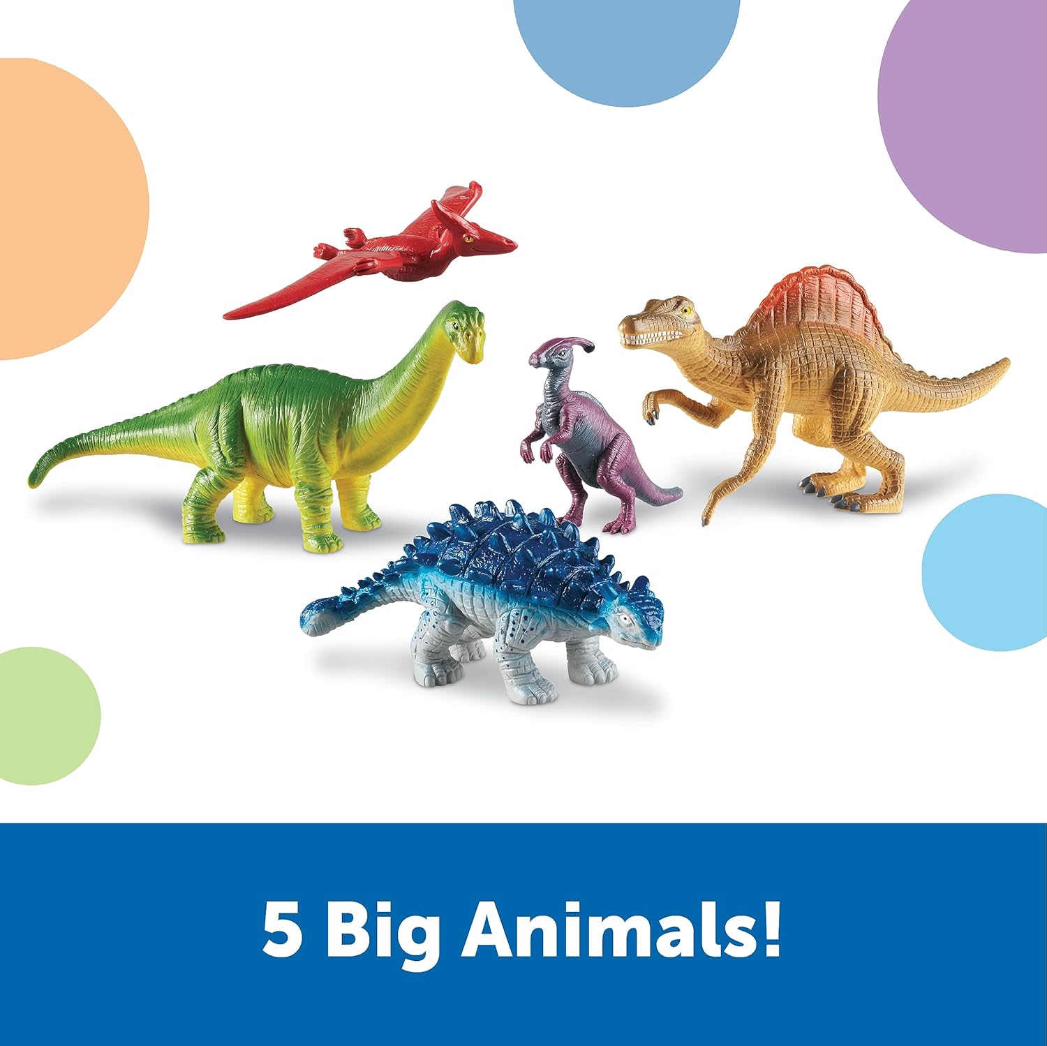 Jumbo Dinosaur Figurines Set with Activity Guide