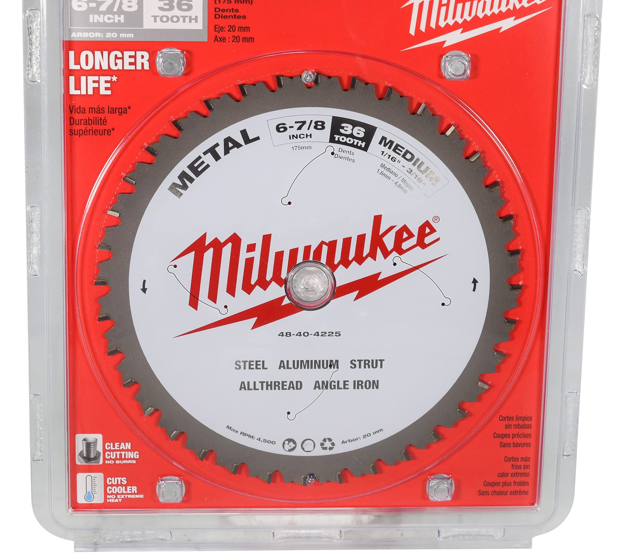 Milwaukee Electric - 6-7/8 in. Ferrous Metal Blade