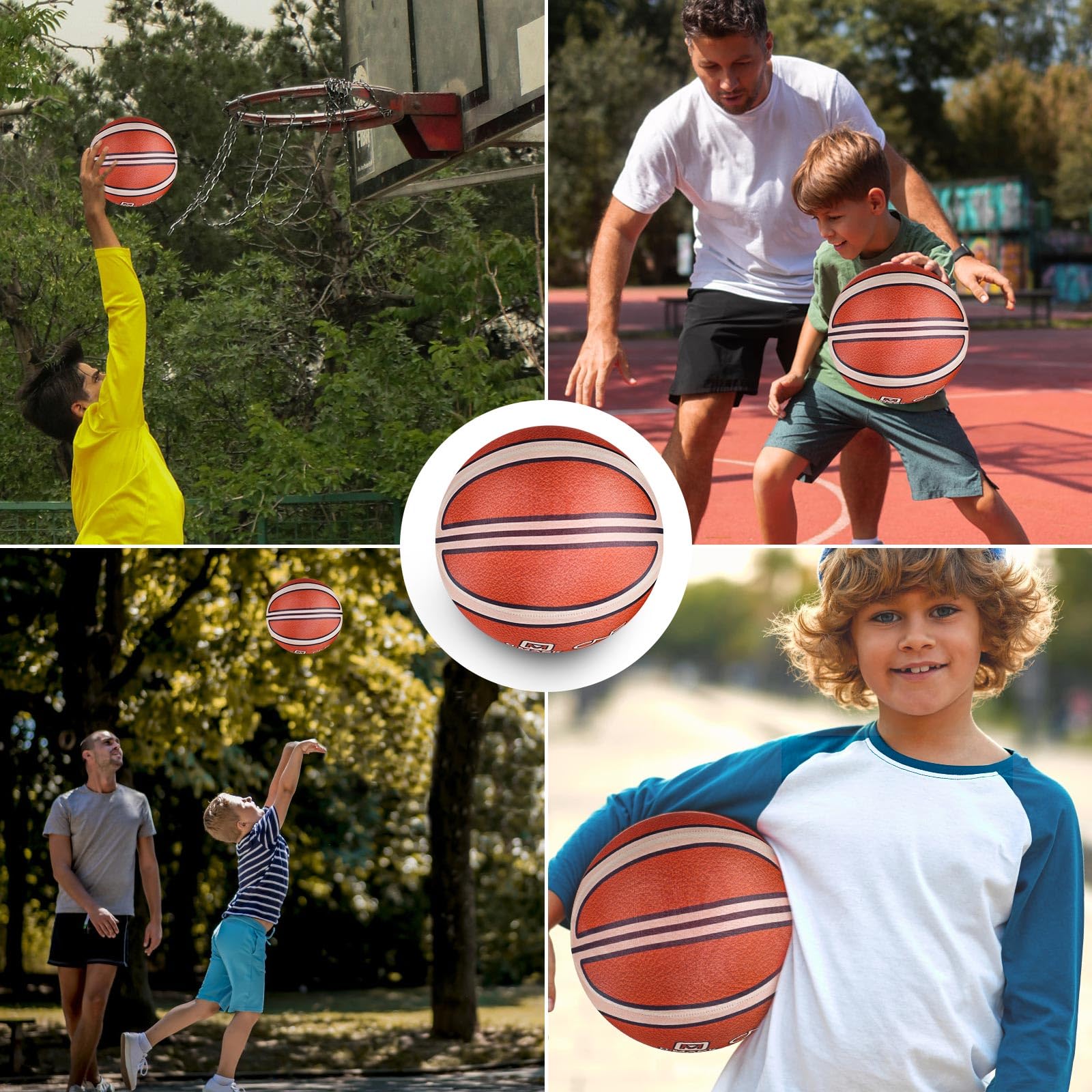 Silenzioso Rimbalzo Pallacanestro, Silenzioso Basket Dribbling Indoor Attrezzature per l'allenamento Palla Silenziosa Soundless Soft Bounce Dunk Basket Aggiornamento Silenzioso Basket per i Giovani