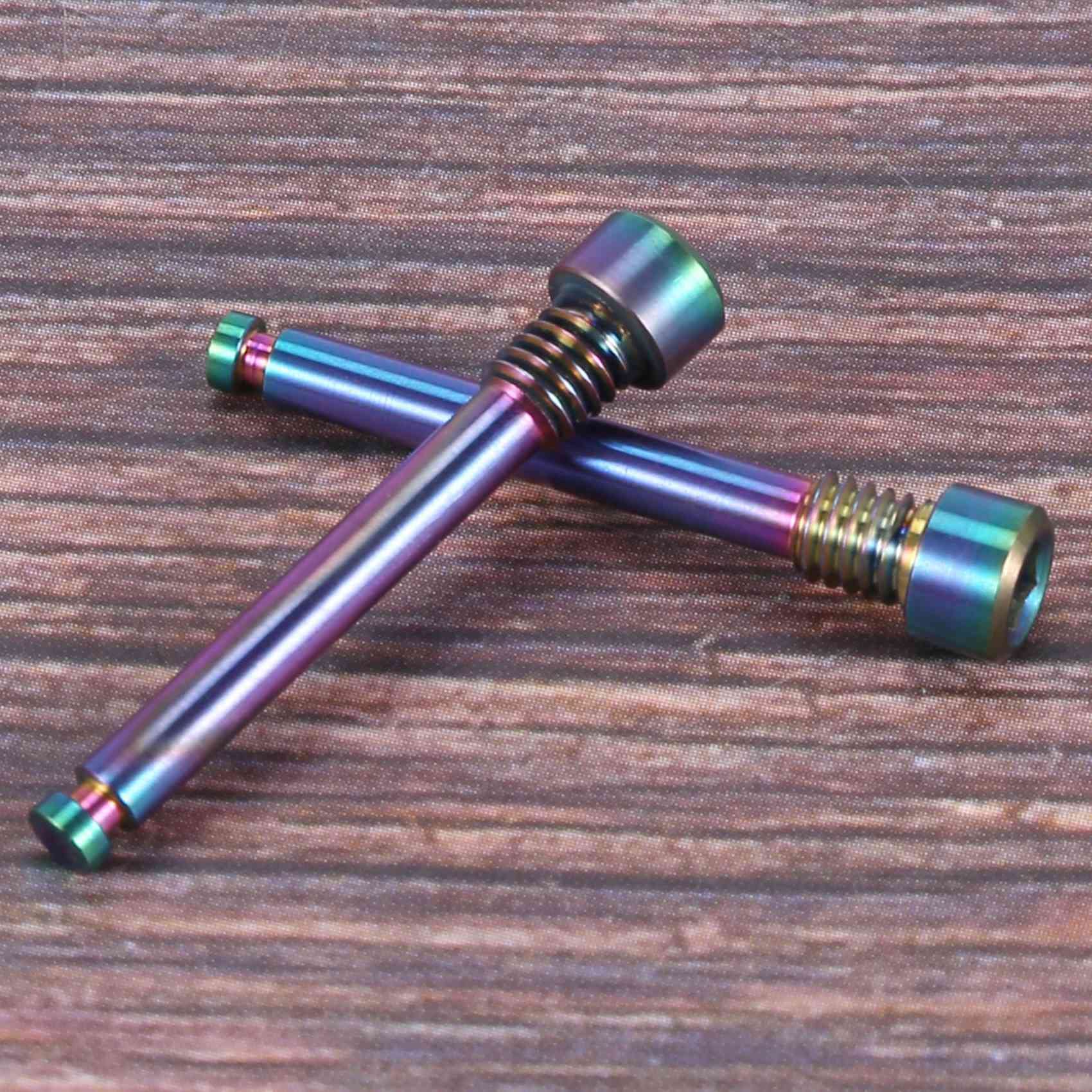 Xeodaun Titanium Bolts for Bicycle Disc Brake Pad Threaded Pin