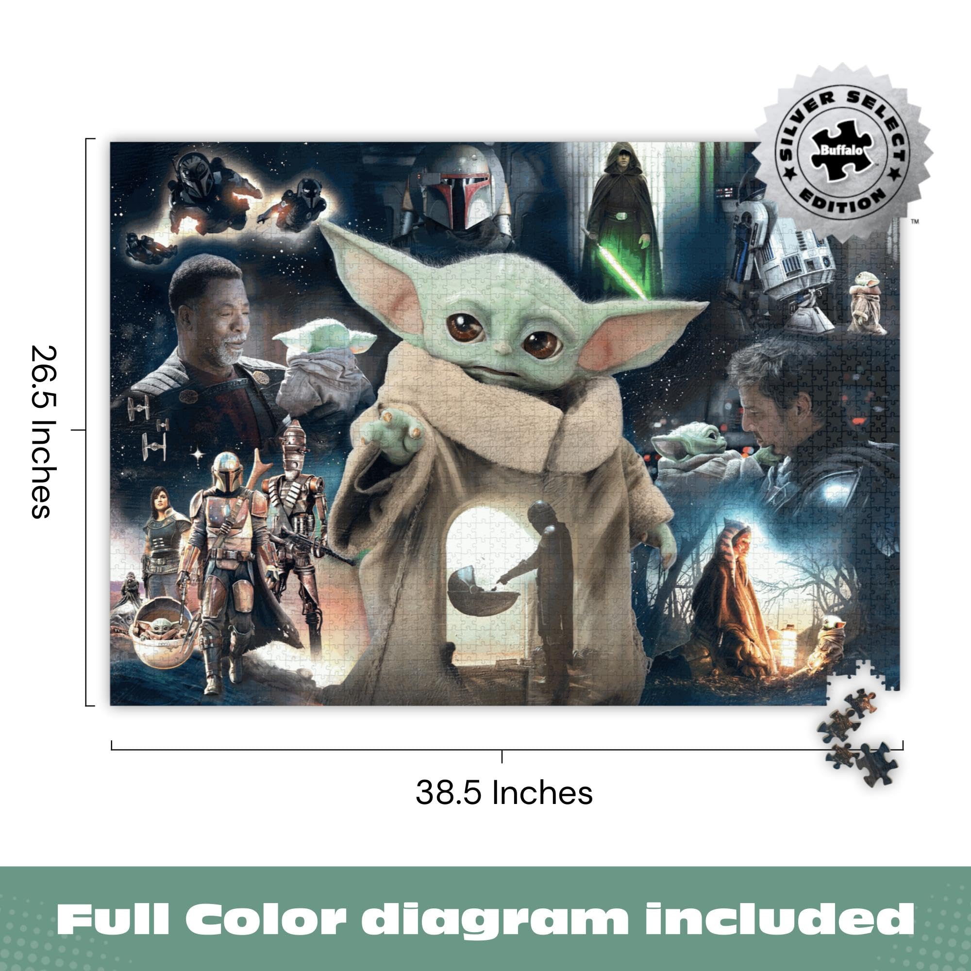 Amazon.co.jp: Grogu's Journey Star Wars 2000ピースパズル