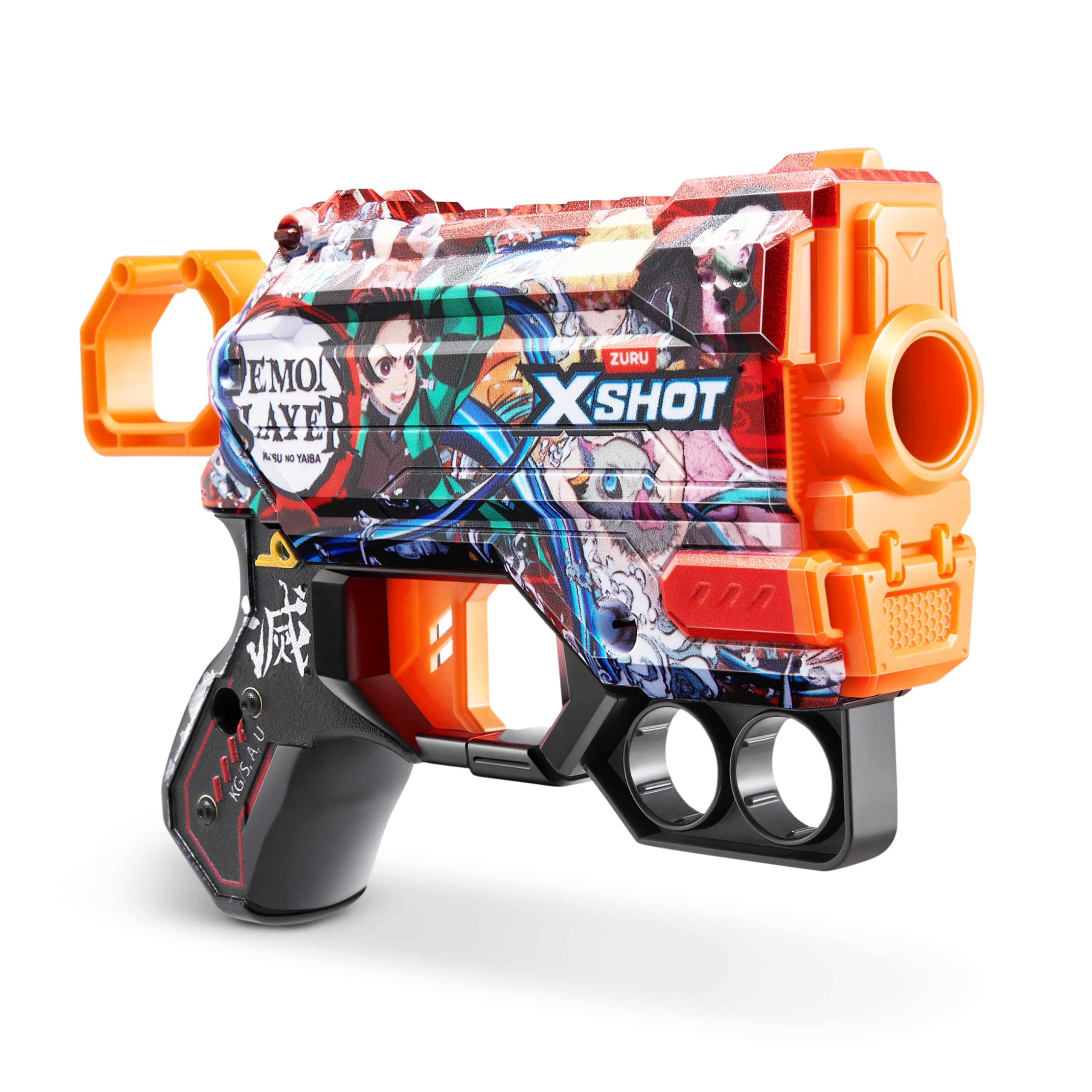 XSHOT Skins Demon Slayer, Menace, 2 Blasters and 16 Darts Included, Air Pocket Dart Technology - Image 3