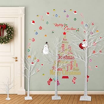 クリスマス シラカバ ツリー 白樺 電飾 インテリア オーナメント 飾り LED Amazon.co.jp: CINECE クリスマス シラカバ ツリー 白樺 電飾