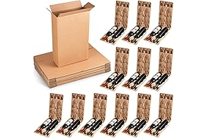 12 Sets 2 Bottle Wine Shipping Box with Protector for Safe Shipping and Storage
