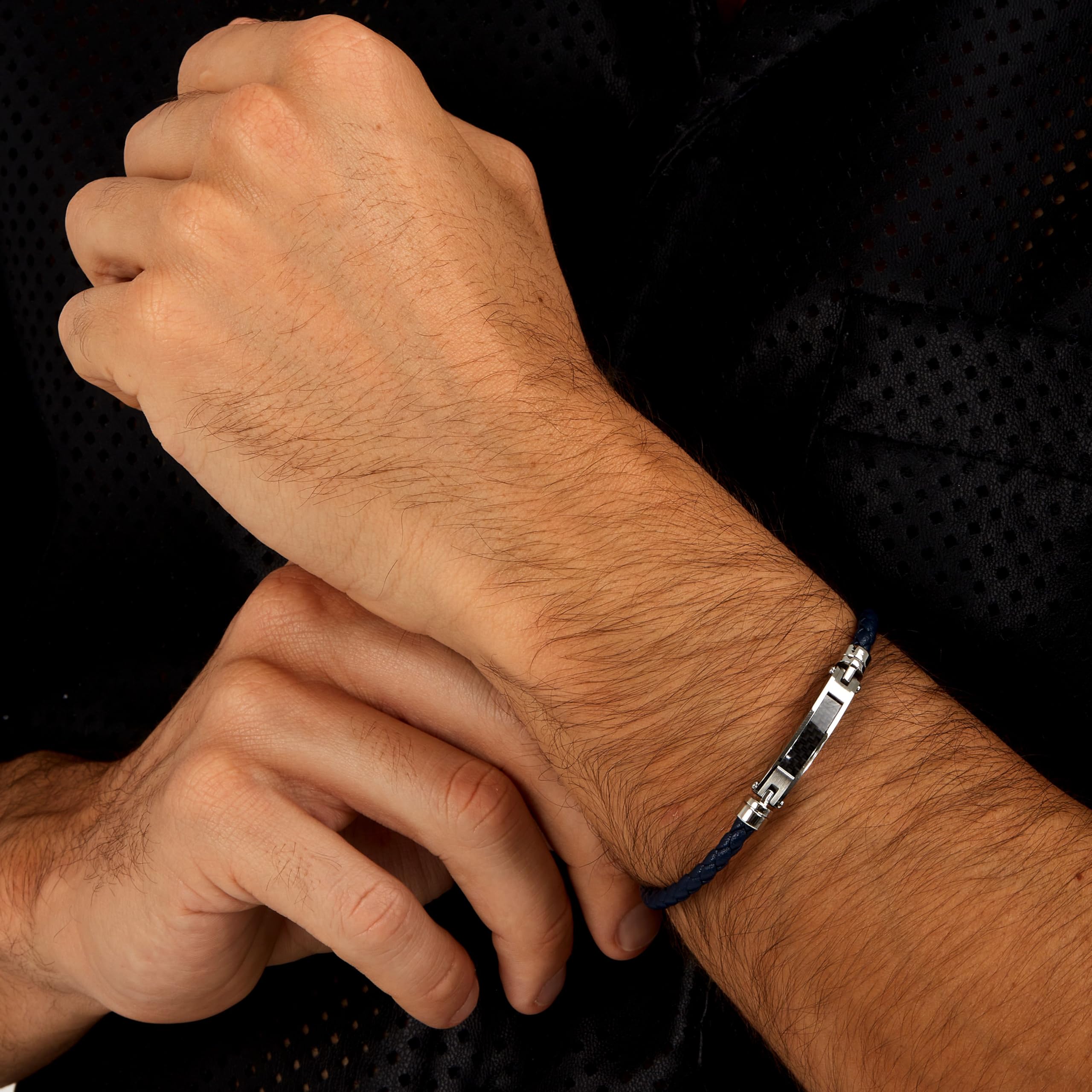 Morellato Bracciale Uomo Acciaio Pelle Moody Collezione SQH61