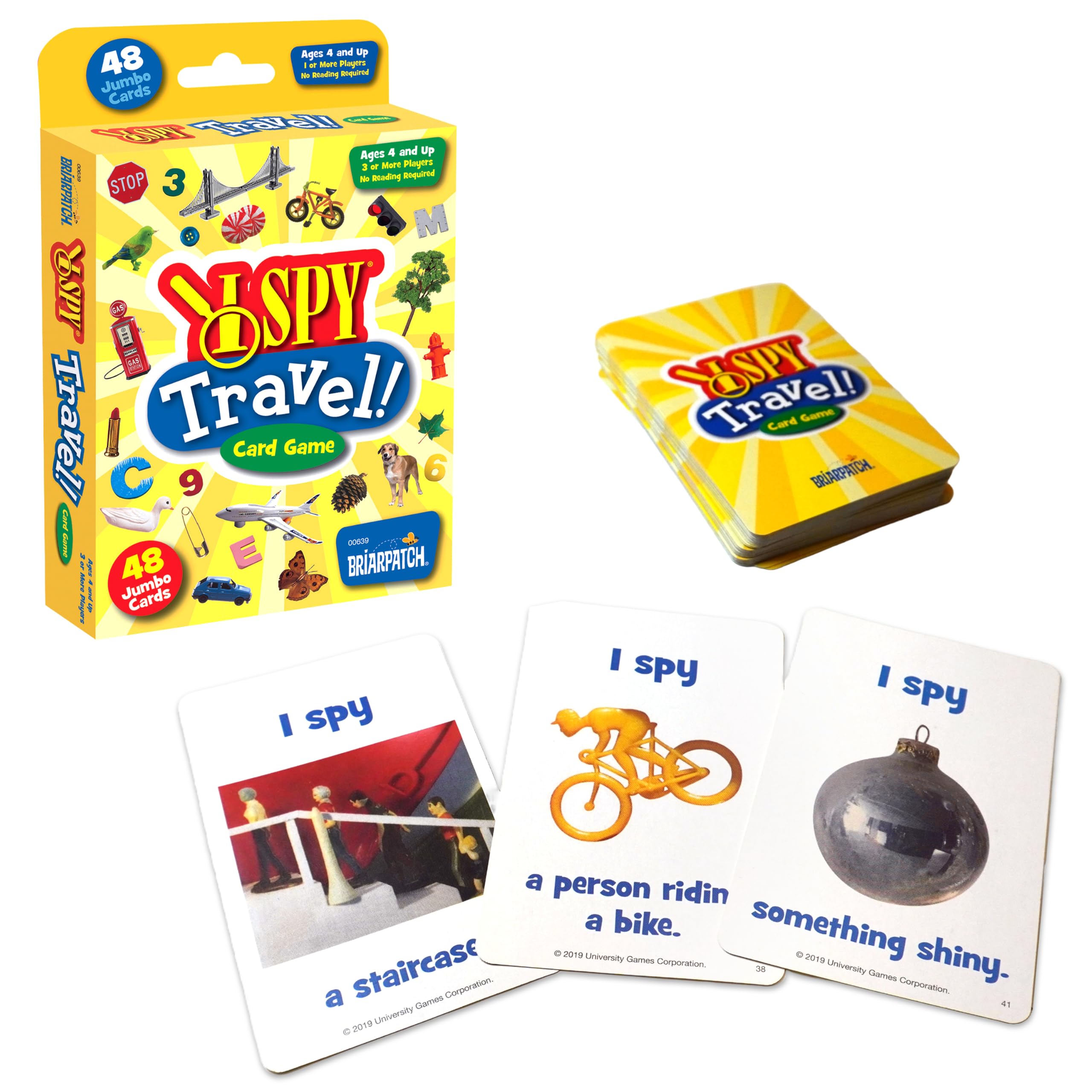 Briarpatch SPY Travel Card Game, based on the SPY books,For Preschool Kids, Ages 4+