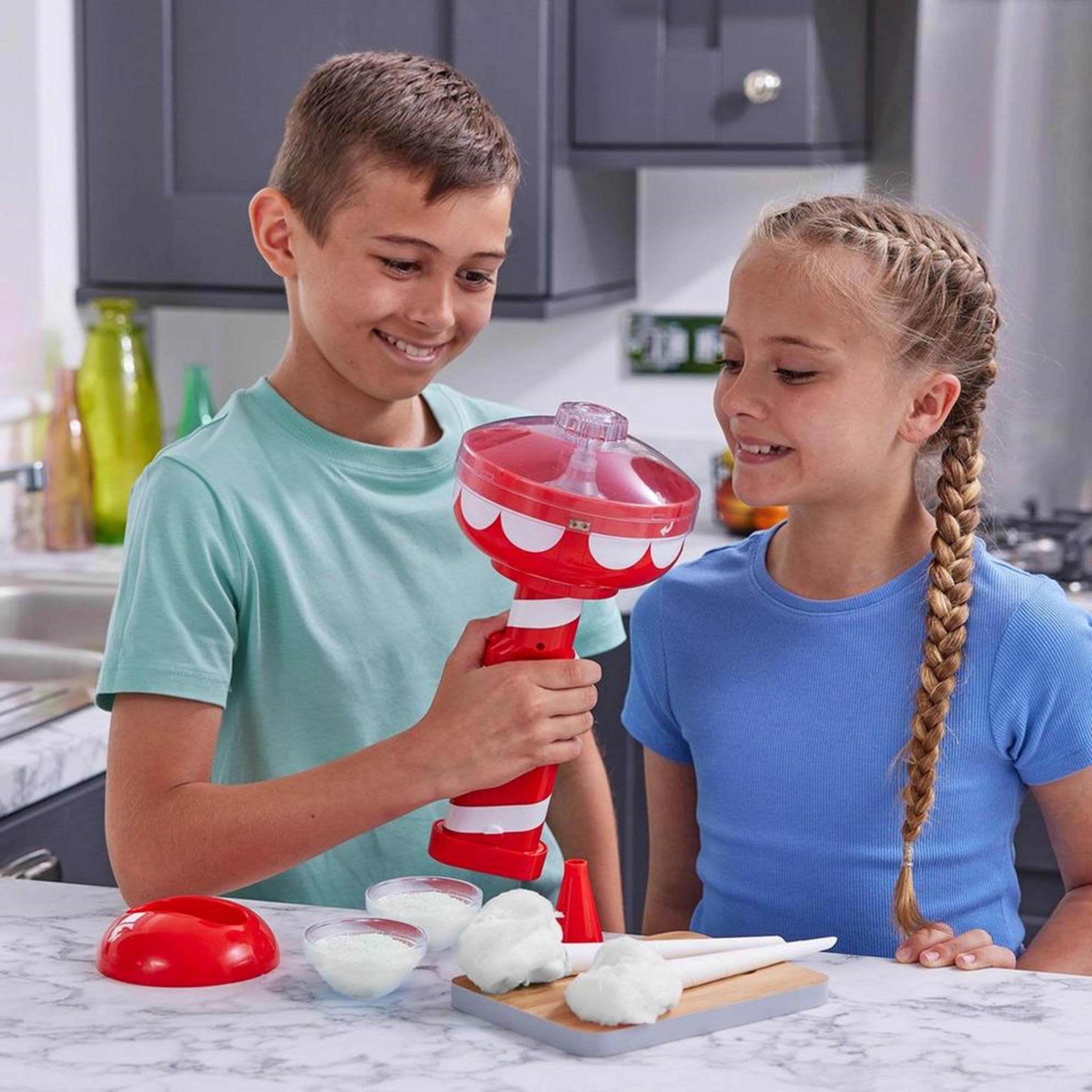 Bizak Chef De Algodón Magico, Juguete para cocinar aalgodón de azucar, Juego de Cocina para niños y niñas Desde 3 años, cumpleaños (64463171)