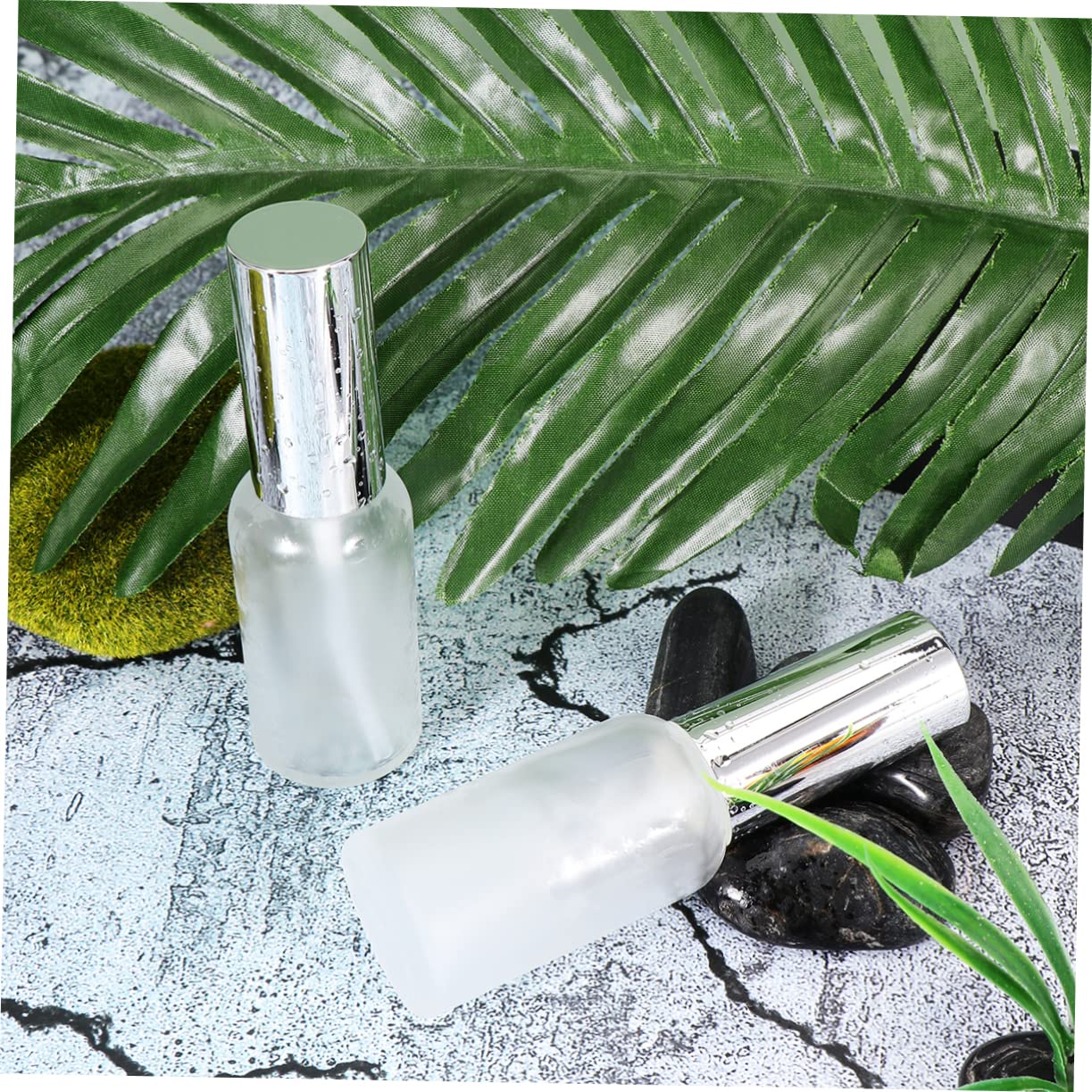 Bottiglia Spray in Vetro Opaco 20ml, Set 9 Pezzi Bianco