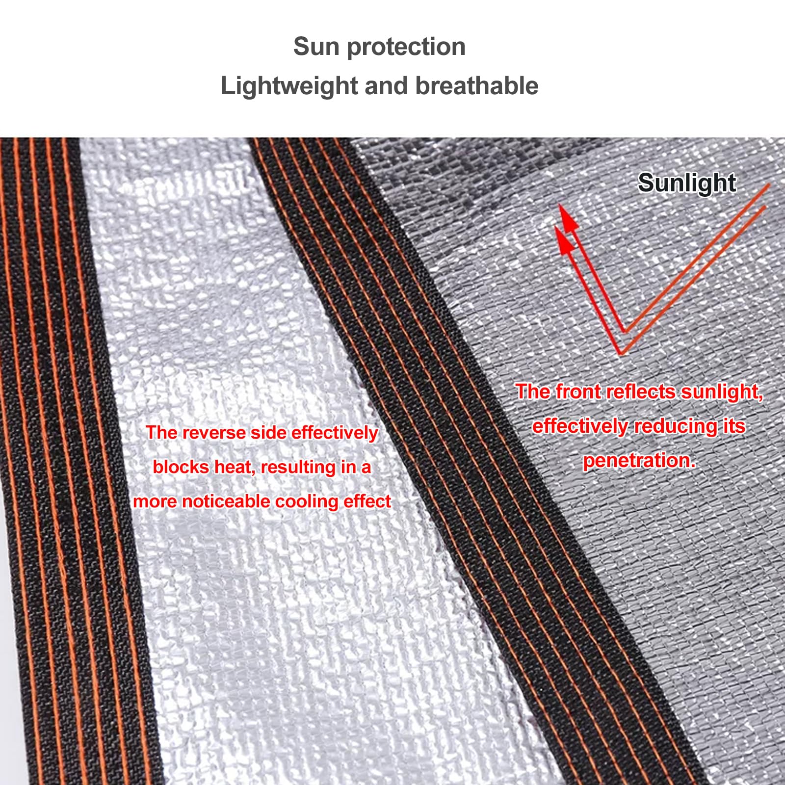 Malla Sombreadora del 75%,Red de Sombreado de Aluminio,Bloqueador Solar Sombra Paño Plateada,Malla de Ocultación con Ojales,Red Resistente a Los Rayos UV para Exteriores (3x10m)