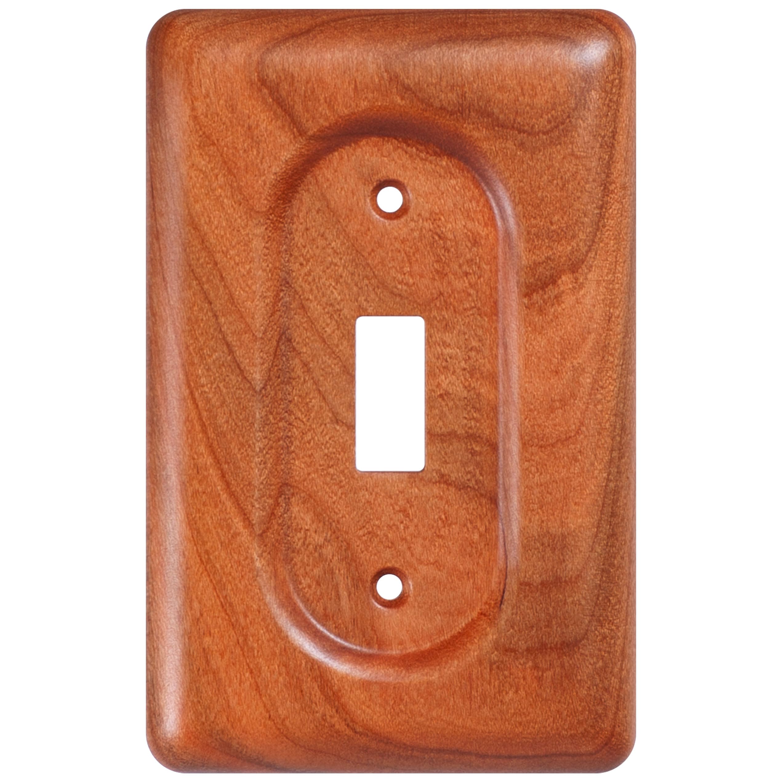 Wooden Light Switch Cover Plate Single Decorator Cherry Wood Decorative Switch Plates and Outlet Covers Premium Quality Light Switch Cover-image-41