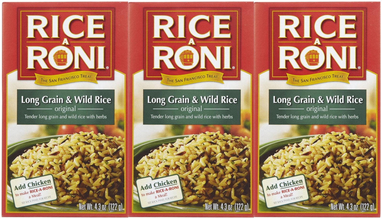 Long Grain Wild Herb Rice ,4.3 ,3 pk