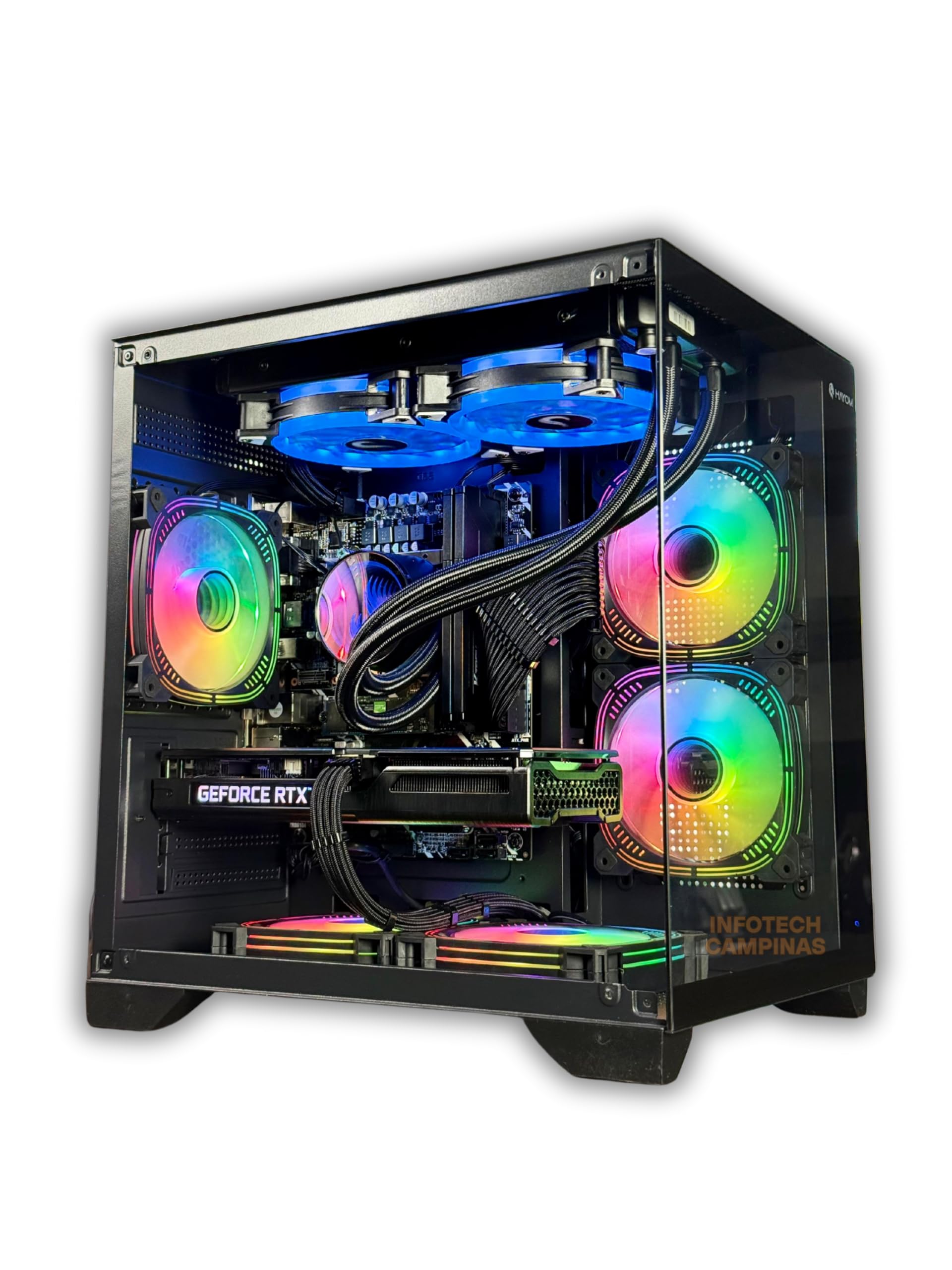 PC Gamer Full Black Intel Core i5 12400F | RTX 5060 8GB | 32GB RAM