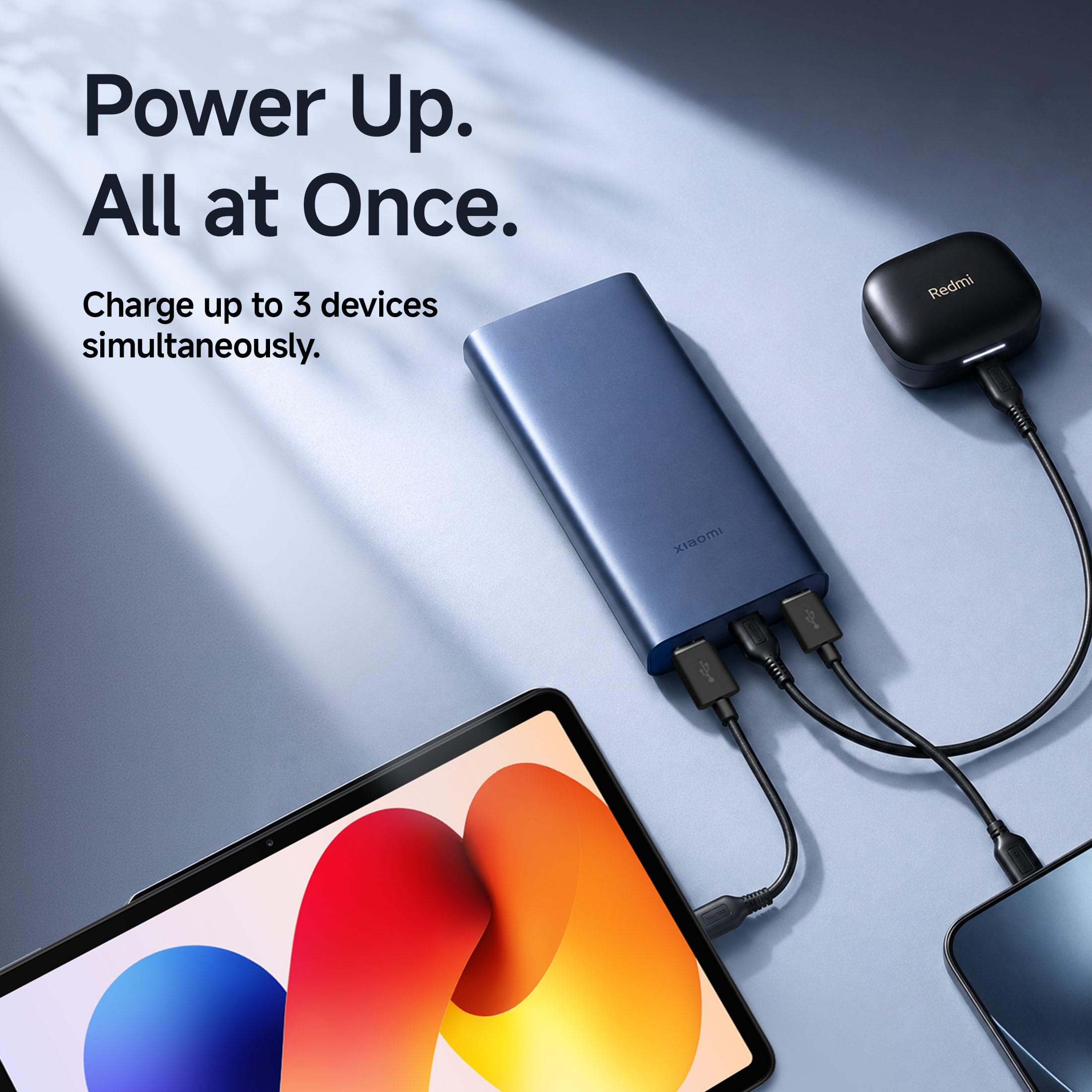 Xiaomi Power Bank 4i 20000mAh 33W Super Fast Charging PD |Smart 12 Layer Protection|Type C Input & Output|Triple Output Ports|Supports Android,Apple, Tablets, Earbuds,Watch(MI Powerbank),Green — Amazon image 4