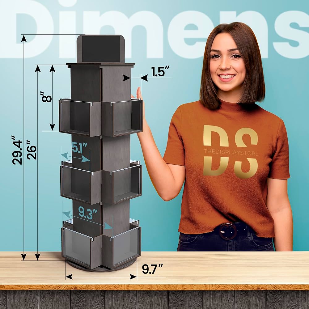 回転式カードスタンドディスプレイ 円筒型 81Yikqj1RQL._AC_UF1000,