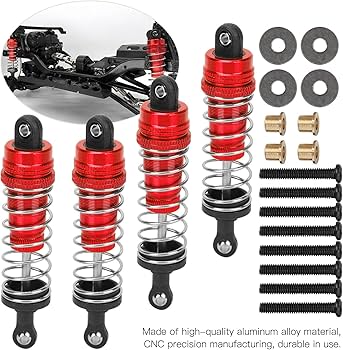 ラジコンダンパー Amazon | FastUU RCダンパー、RCダンパーオイル 4本 MN86 MN86S