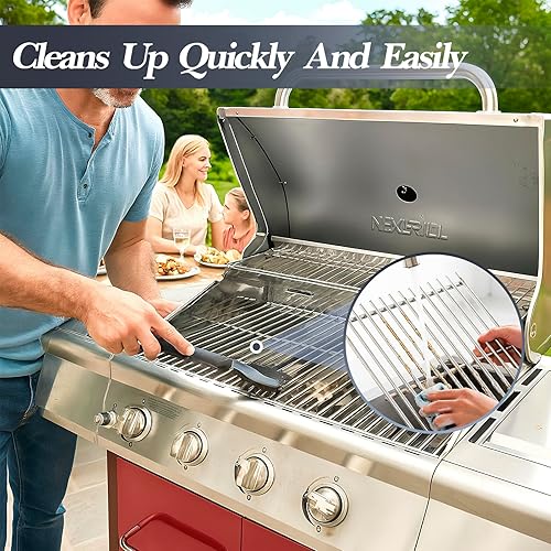 Miniatura 6 de Rejillas de cocina de acero inoxidable de 17 pulgadas para Home Depot Nexgrill 720-0830H 720-0830D, 720-0783E, 720-0783C, para piezas de repuesto