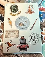 Vista 6 de ConQuest Journals - Calcomanías transparentes de acuarela de Harry Potter, impermeables, resistentes a los rayos UV y a los arañazos, calcomanías