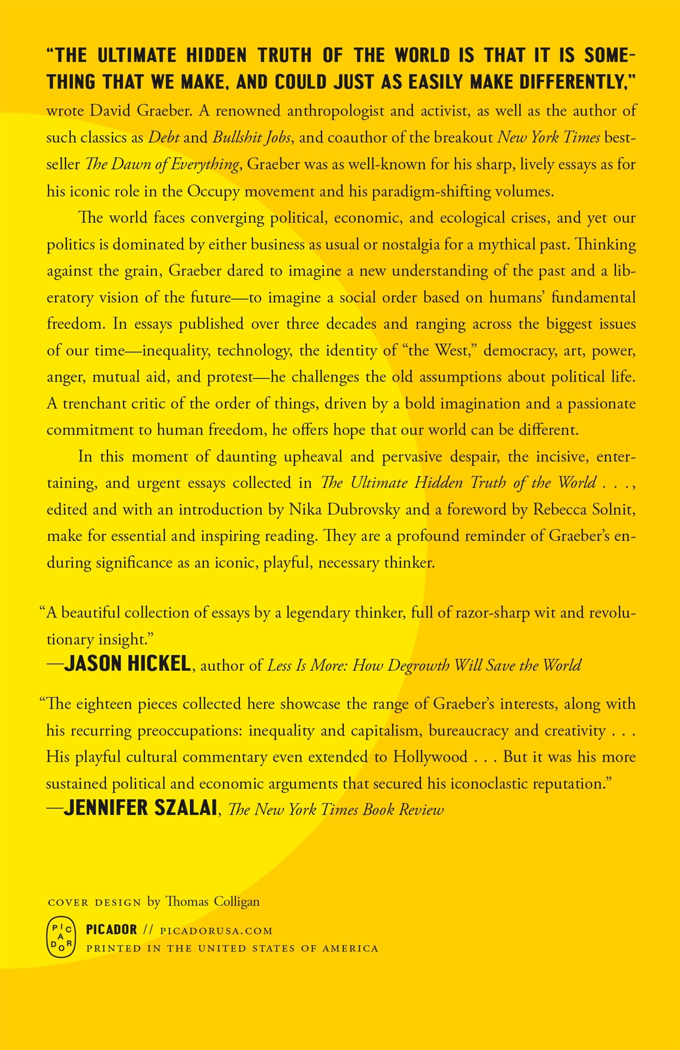 The Ultimate Hidden Truth of the World . . .: Essays