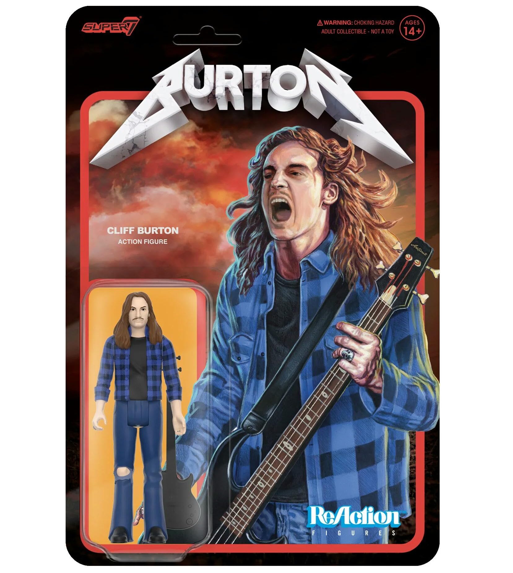 Amazon.co.jp: クリフ バートン Re Action フィギュア Super7 正規品