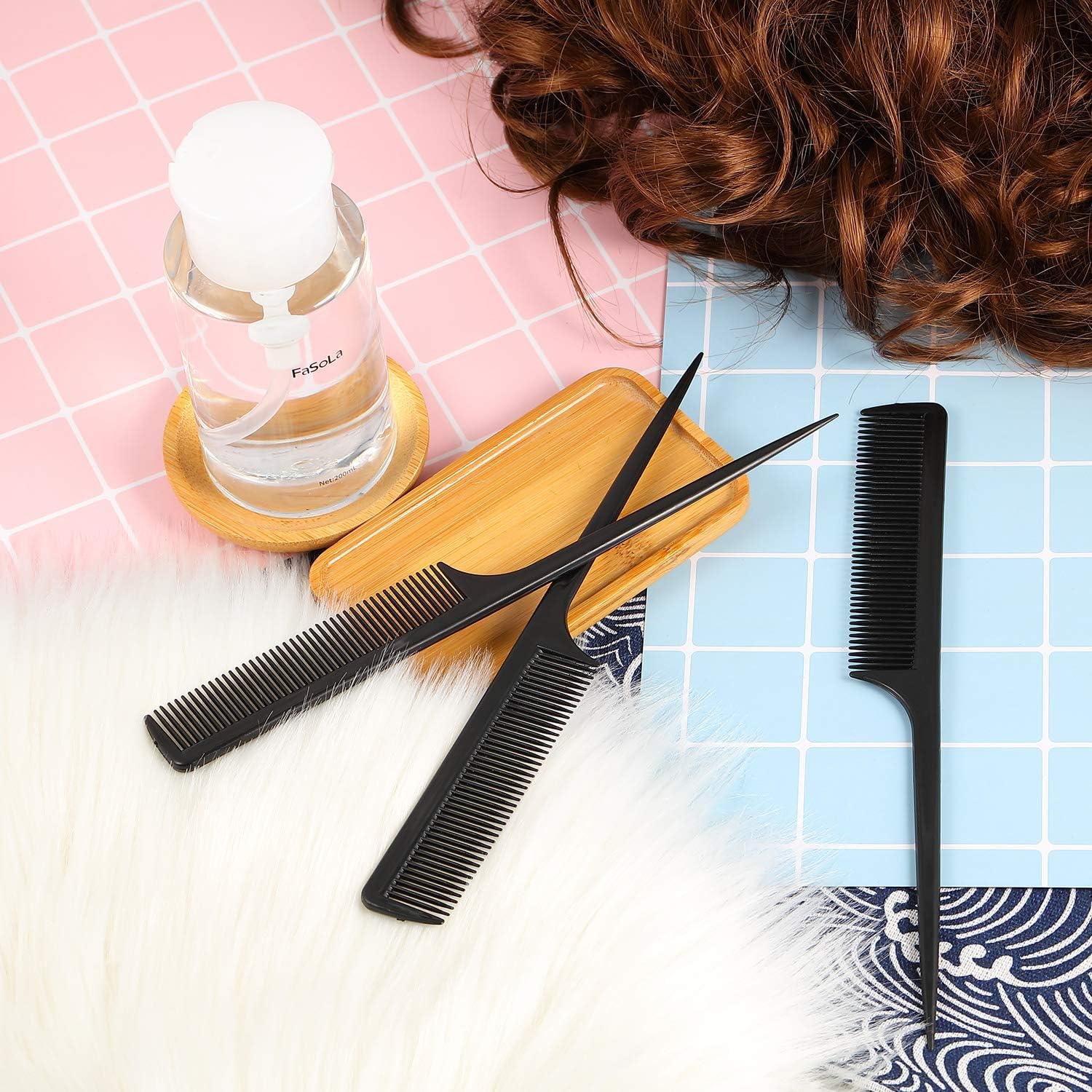 Rat Tail b Styling Plastic Anti Static Heat Resistant Tail b