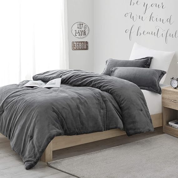 Byourbed Coma Inducer Twin XL Comforter - The Original Plush - Steel Gray
