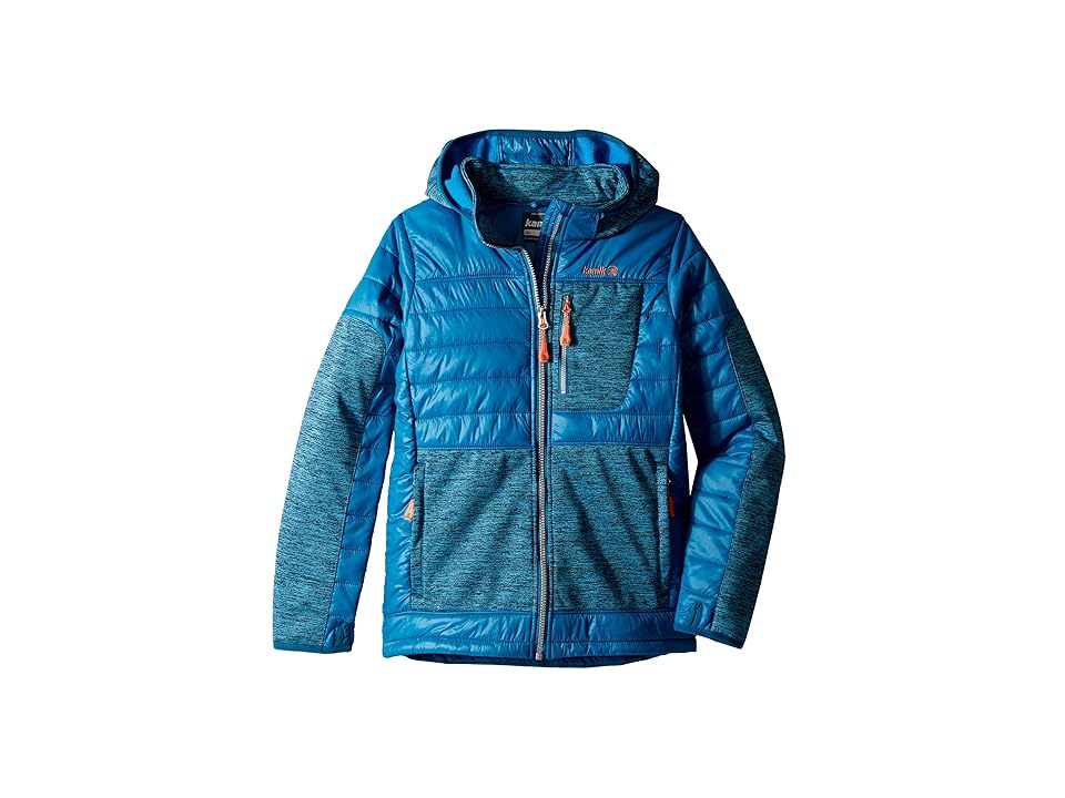 

Kamik Kids Vaughn Mixed Media Jacket (Toddler/Little Kids/Big Kids) (Petrol) Boy's Coat
