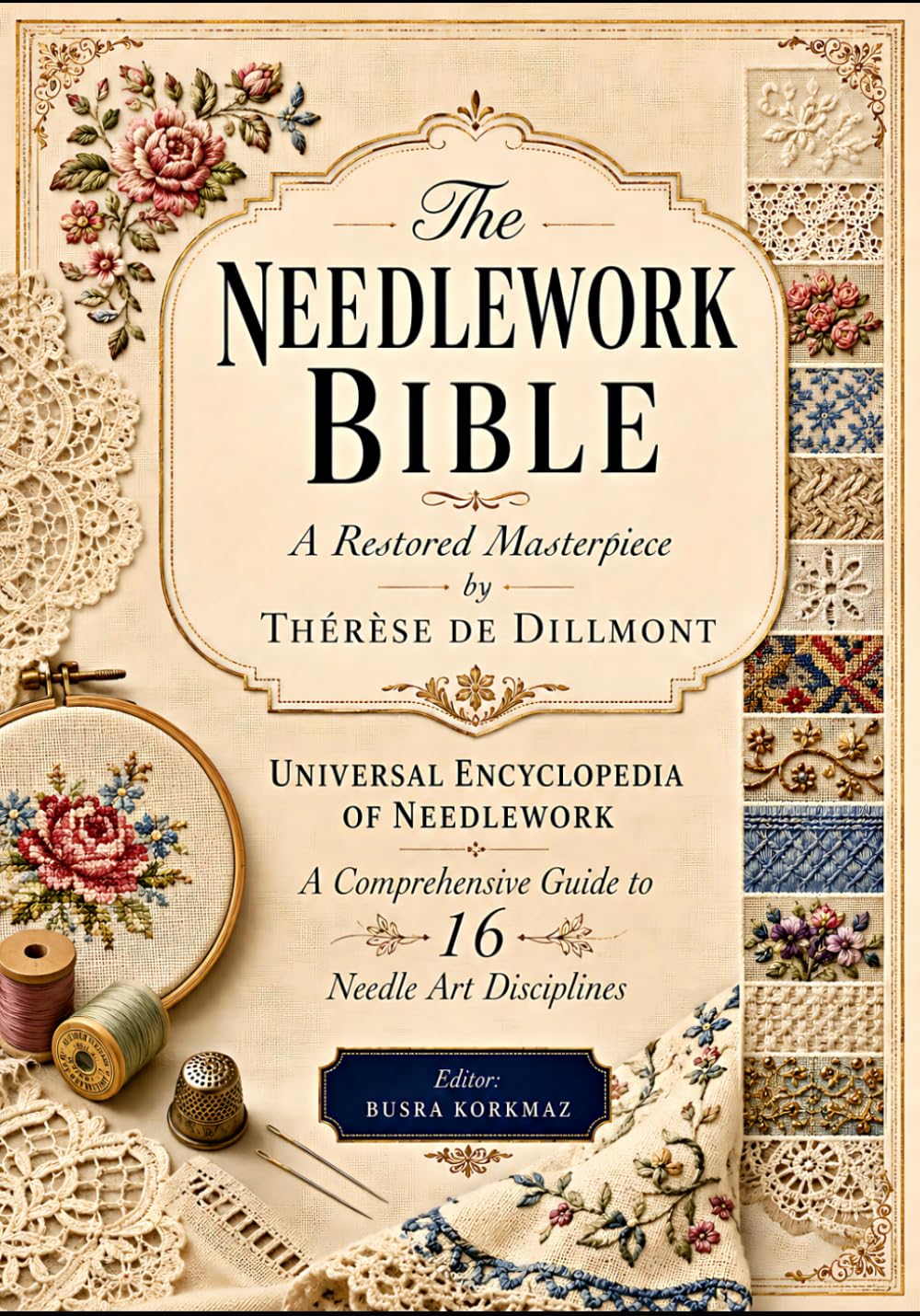 The Needlework Bible: A Restored Masterpiece by Thérèse de Dillmont – Universal Encyclopedia of Needlework: A Comprehensive Guide to 16 Needle Art Disciplines