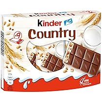Kinder Cereali, tavolette di cioccolato ai cereali, 9 pezzi da 23,5 gr