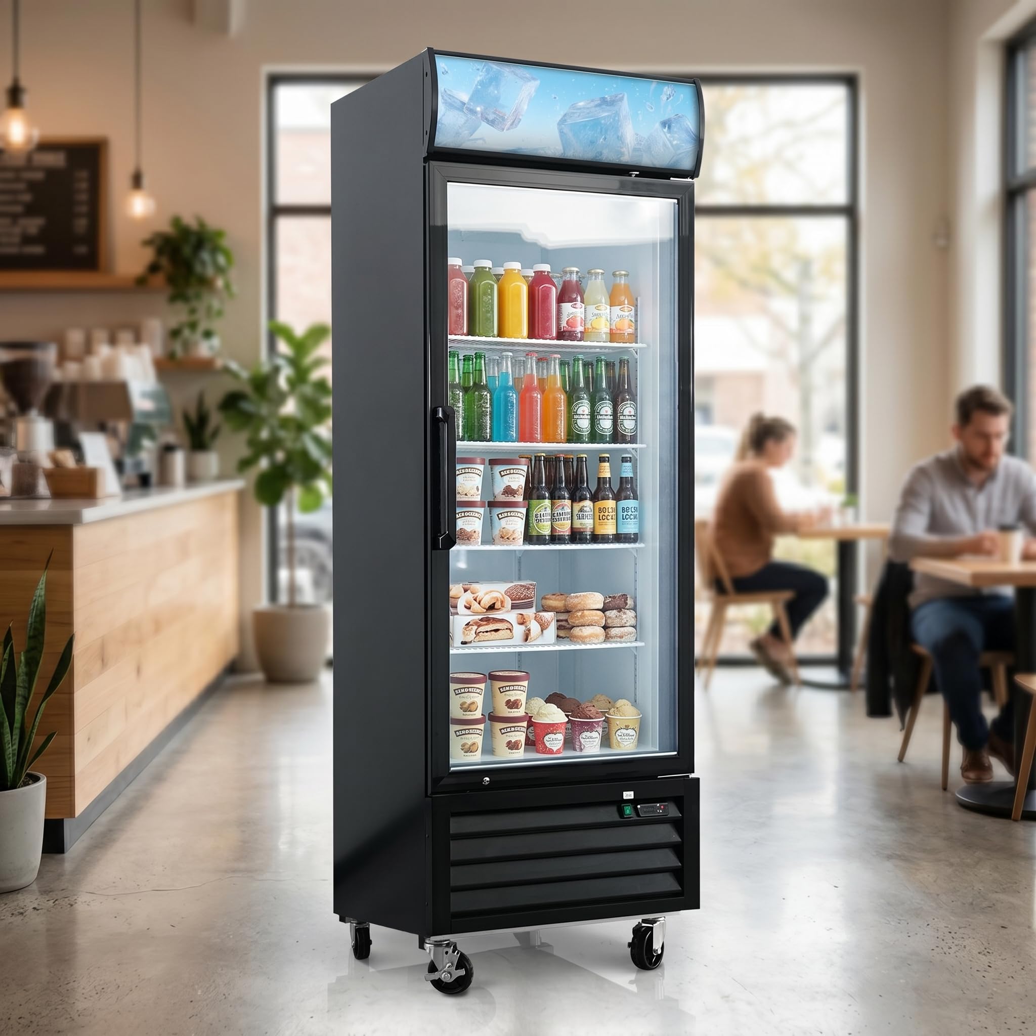 JUXEVY W2095p435841 16 cu ft Compact Fridge Black