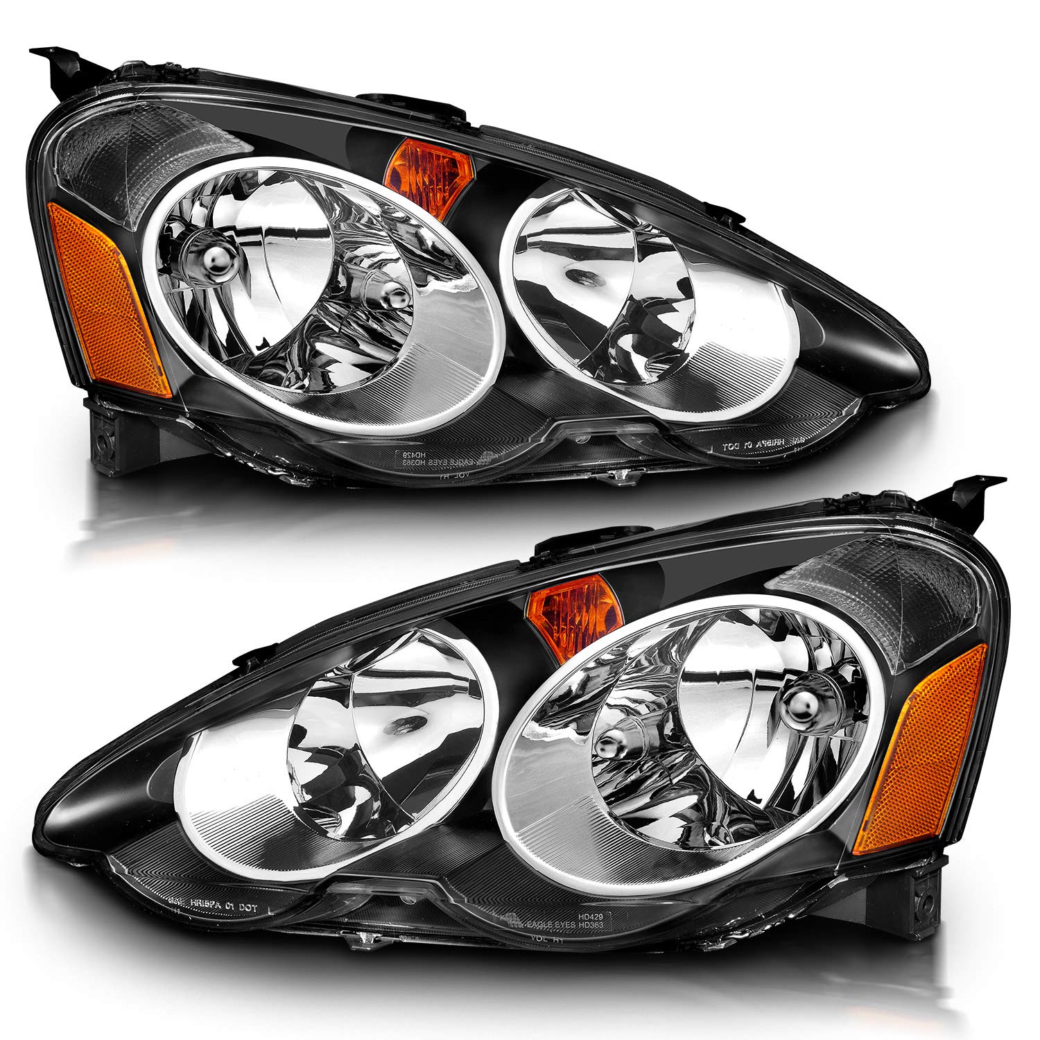 Amazon.com: AmeriLite for 2002-2004 Acura RSX -Honda Integra DC5