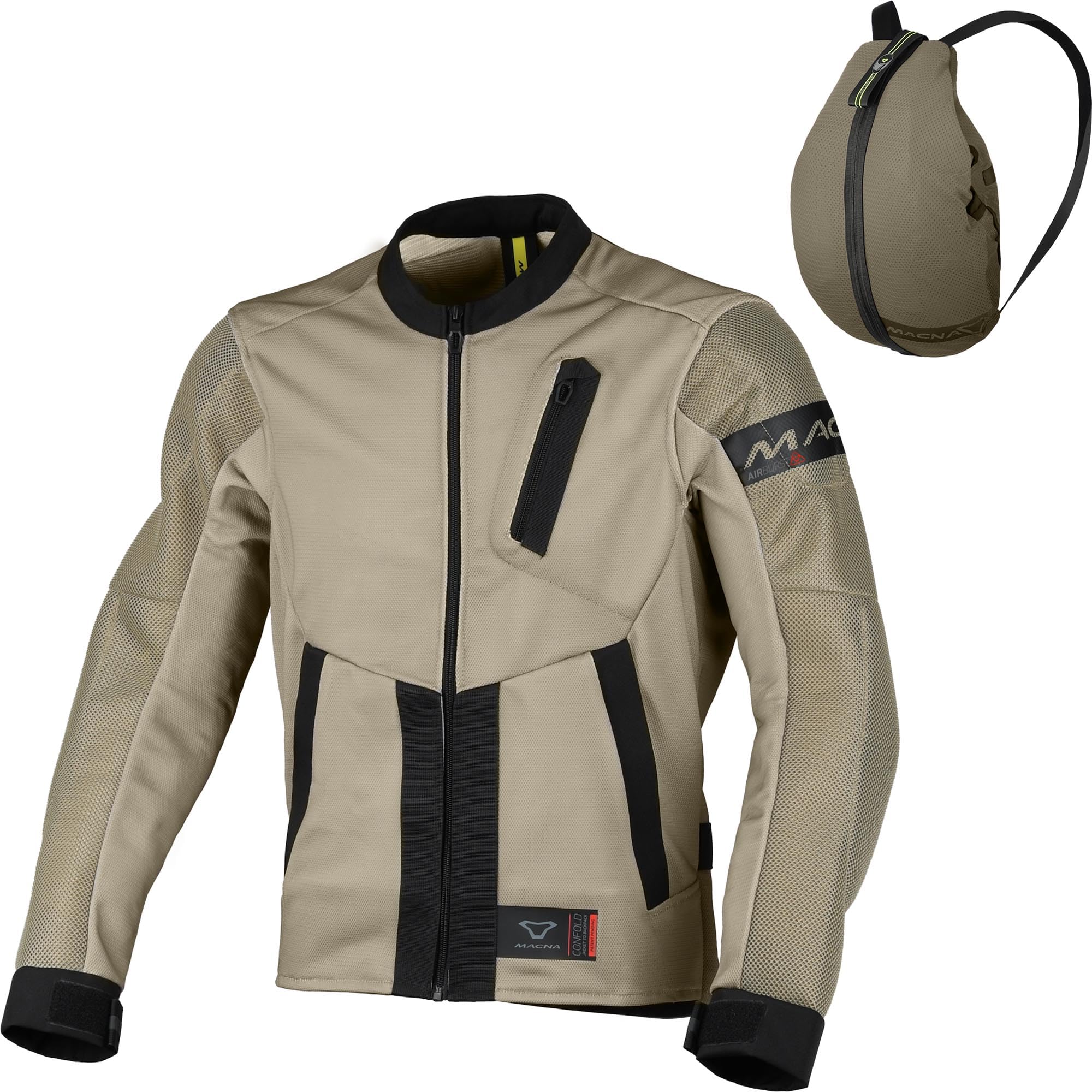 Macna TORIDO BLACK/TAUPE XXL
