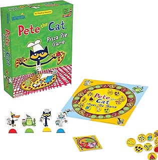 University Games Pete the Cat Pizza Pie Game Green, Ages 3 years and Up