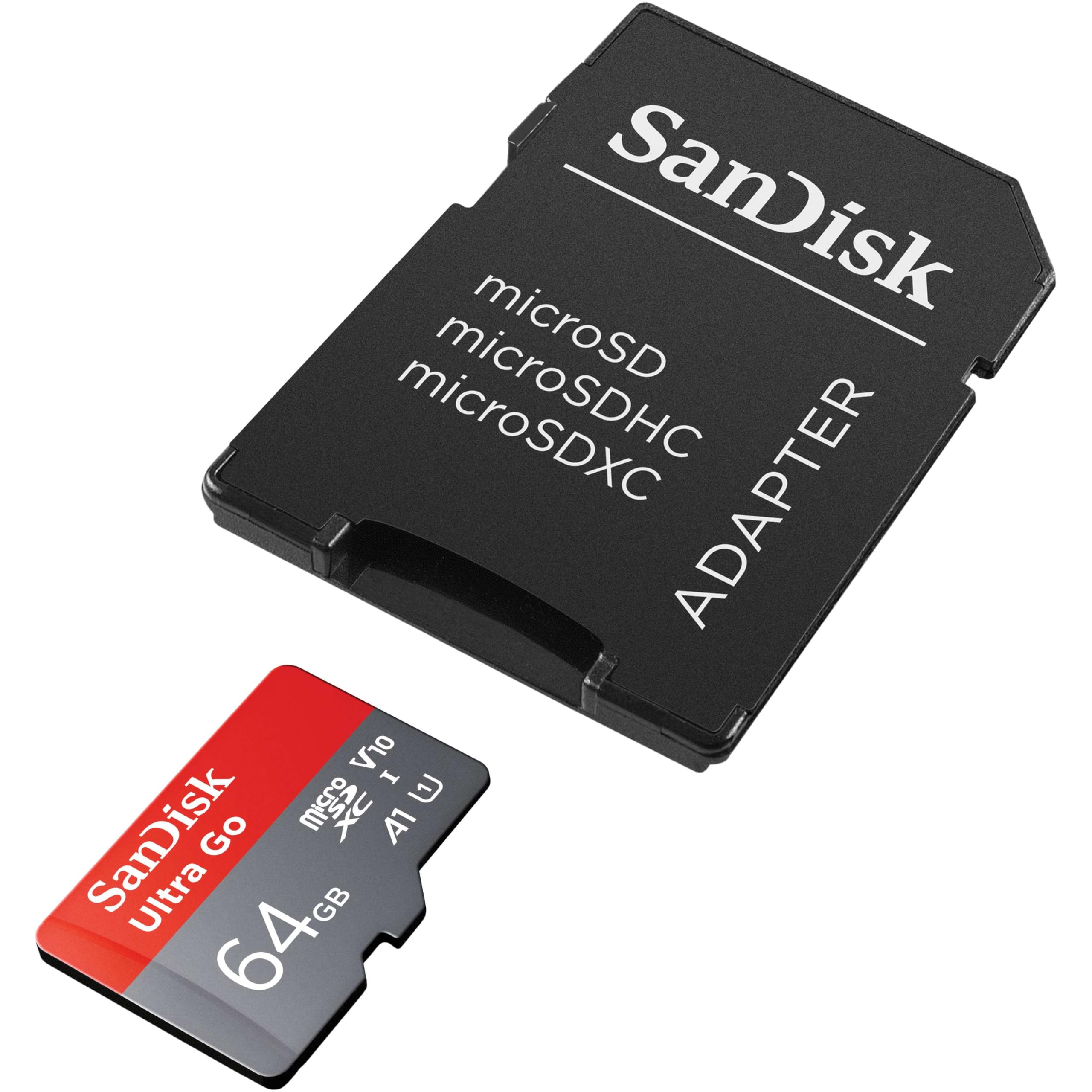 Amazon | SanDisk (サンディスク) 64GB Ultra Go Micro SDXCメモリー
