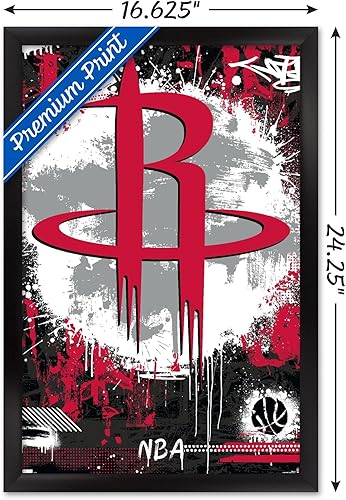 Miniatura 9 de Trends International NBA Houston Rockets - Póster de pared con logotipo Maximalist 23