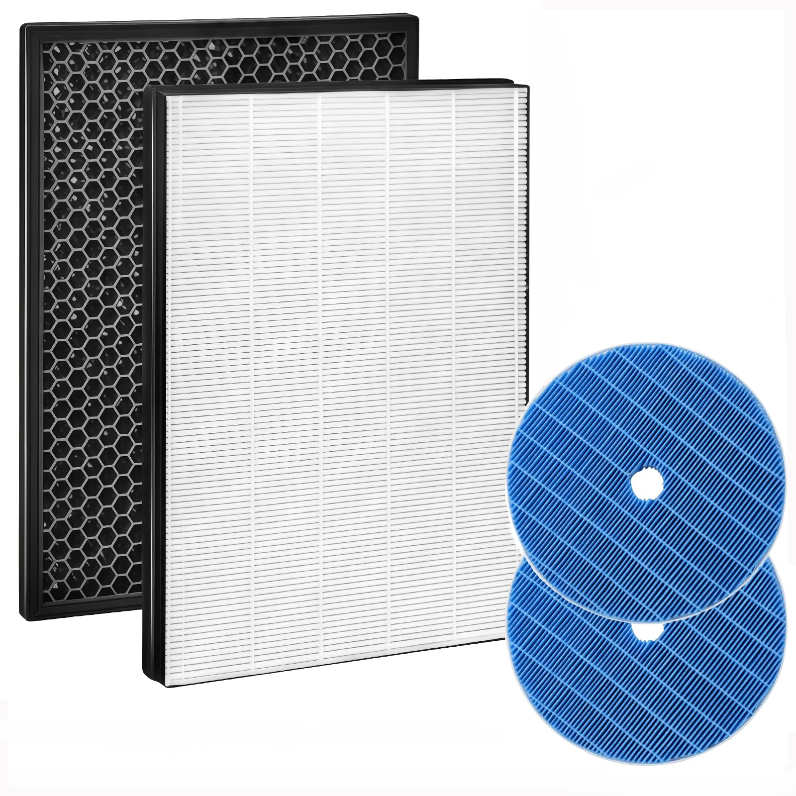4 Stück Ersatzfilter Kompatibel mit Philips 2000 2000i Series AC2729/10 2-in-1 Luftreiniger und Luftbefeuchter FY1413 FY1410 Ersatz HEPA Filter FY2425 Befeuchtungselement