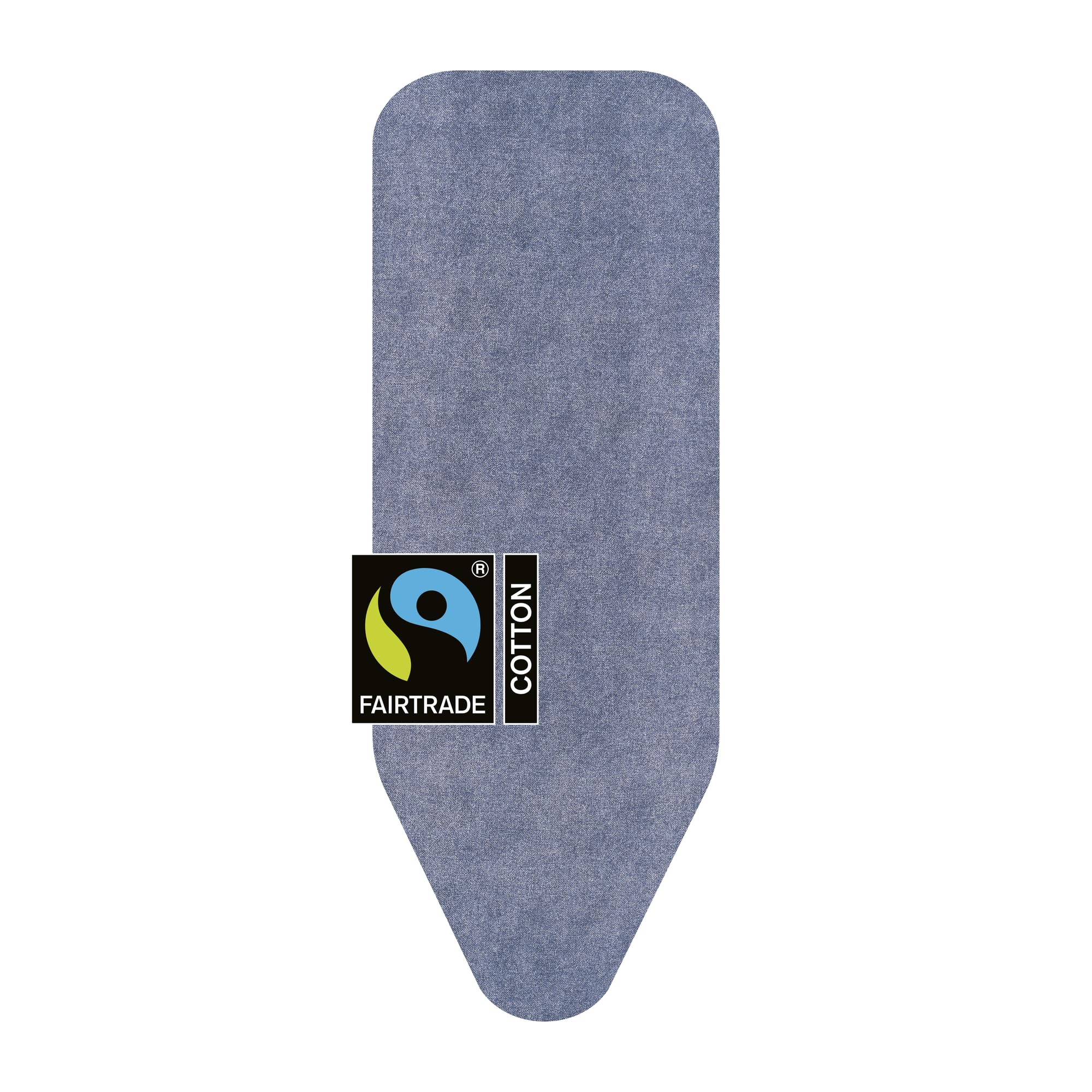 Brabantia Size C Replacement Ironing Board Cover with Thick 8mm Padding (Denim Blue) Easy-Fit, 100% Cotton 45 cm) 130984