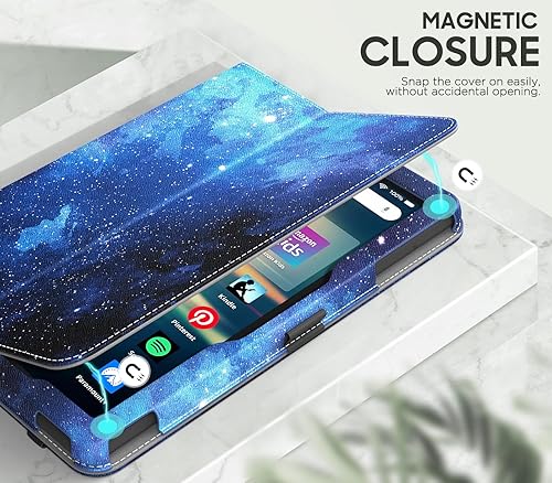 Miniatura 9 de MoKo Funda para tablet Tienda Kindle Fire HD 8 y 8 Plus 12 generación10 generación versión 20222020 de 8 pulgadas funda plegable delgada con función