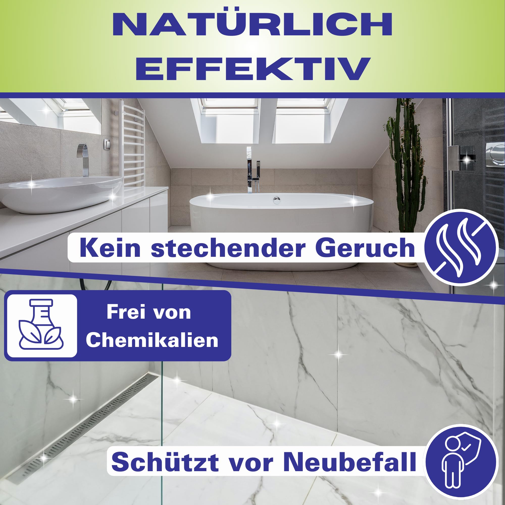 Schimmelentferner MuS PROFI, chlorfrei und auf Basis von Aktivsauerstoff, effektiv für Wand, Tapete, Bad, Fugen, Decke, Beton, Fassaden uvm. (2,5 L Kanister)
