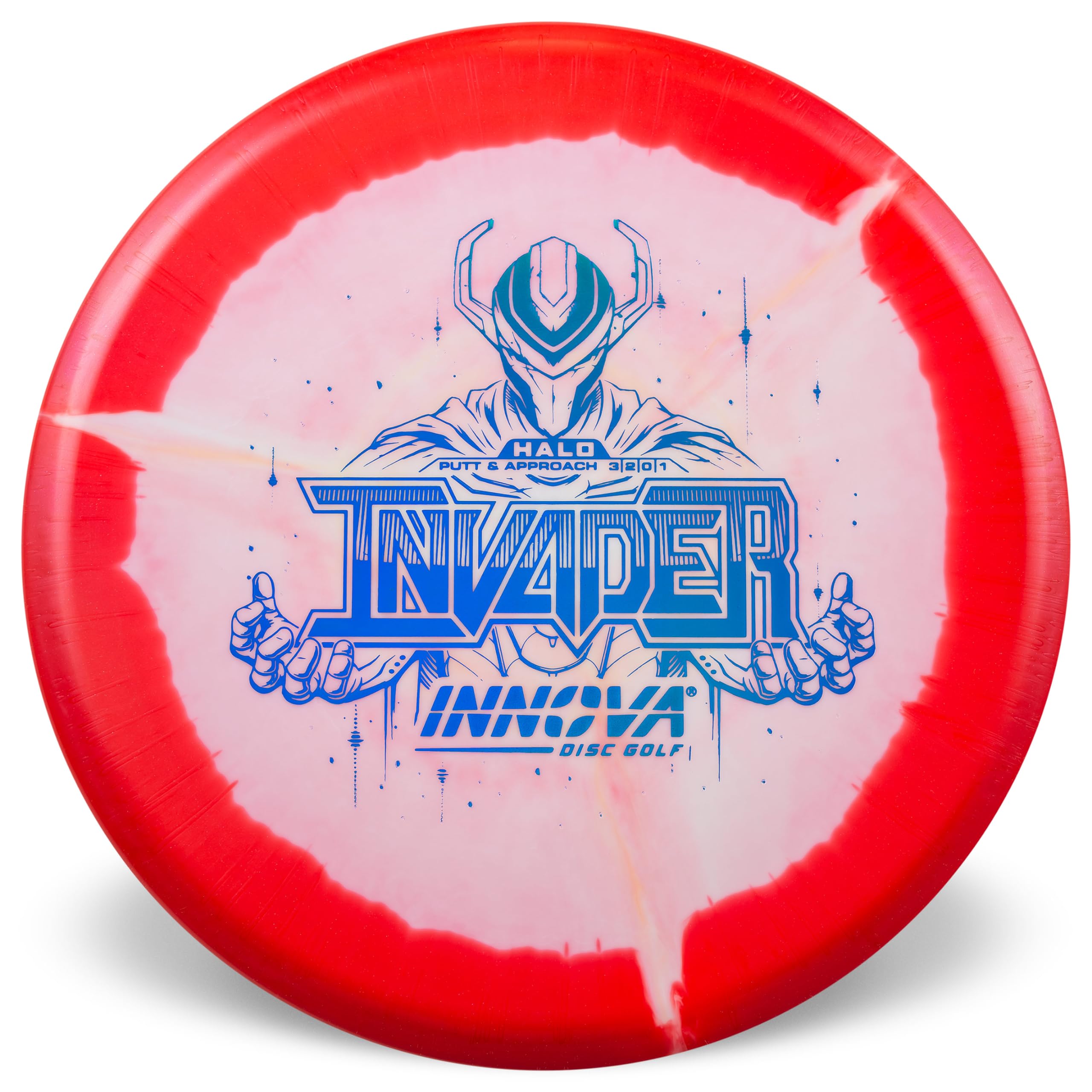 Innova Halo Star Invader Disc Golf Putter – Straight Flying Disc Golf Putter (Colors Will Vary) (170-172g)