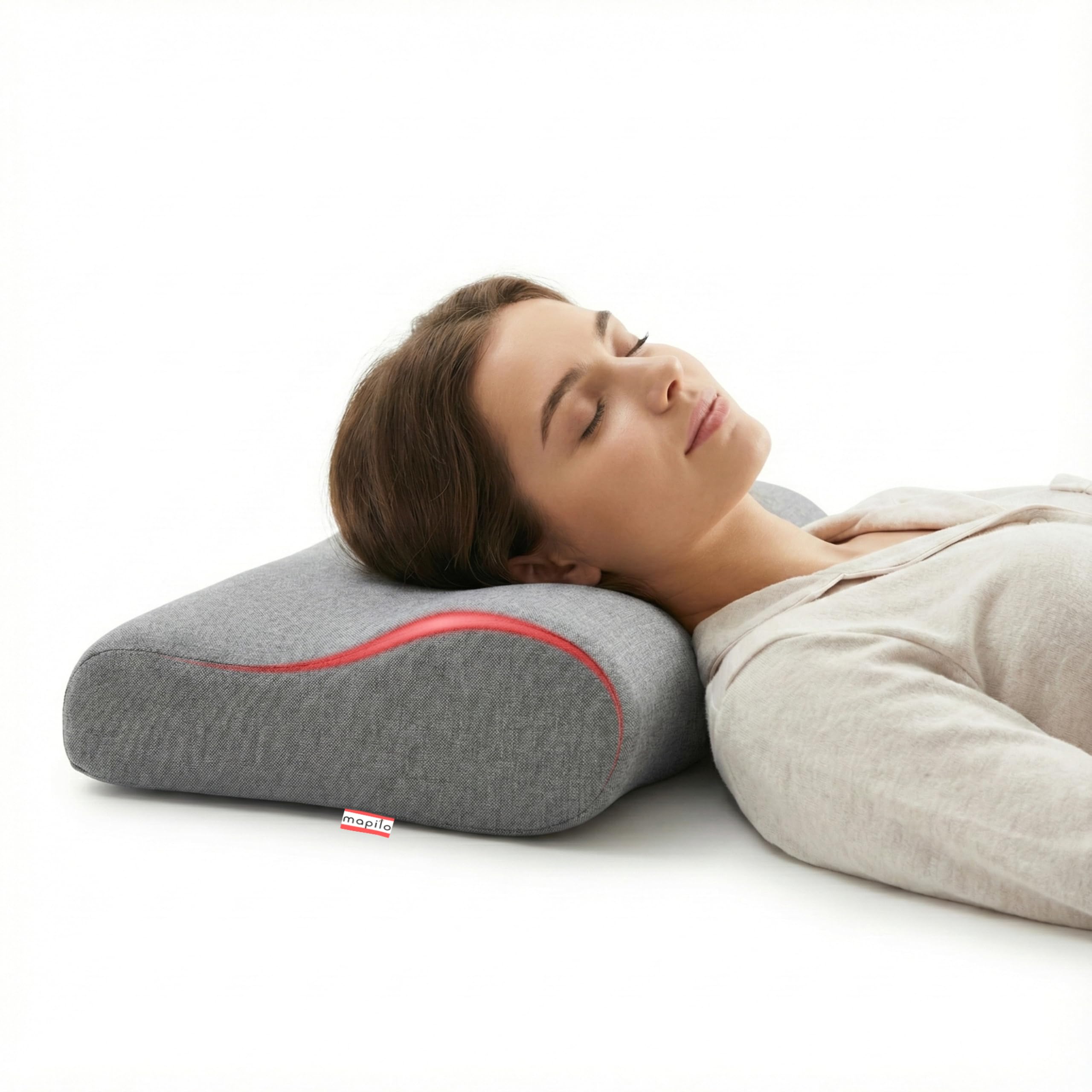 Cervical Pillow for Neck Pain, Pillow for Neck Pain and Shoulder Pain, Memory Foam Pillow, Cervical Pillow, Orthopedic Pillows, Cervical Pillow for Spondylitis Neck-image-32