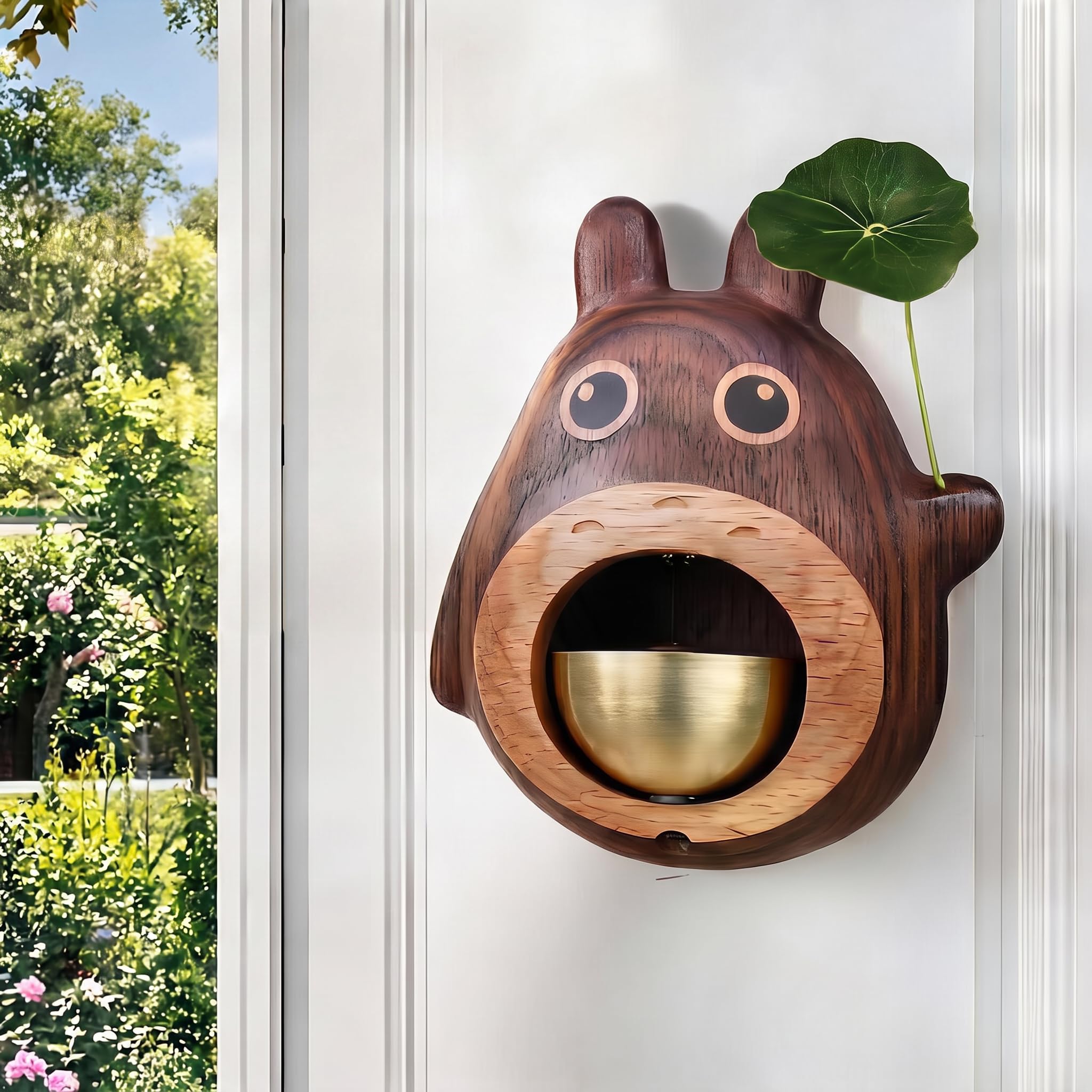 Shopkeepers Bell - Campanello magnetico in stile giapponese, per saloni di bellezza, per casa, camera da letto, porte, elegante promemoria per ingresso (campanello per porta gatto)