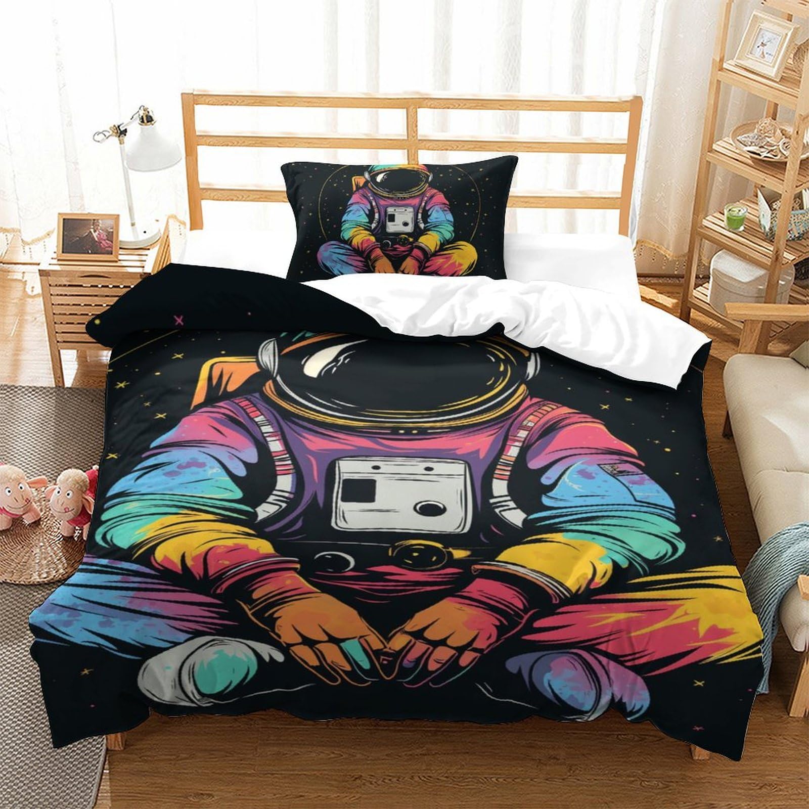Parure de couette astronaute pour transformer la chambre d'un adolescent passionné d'espace