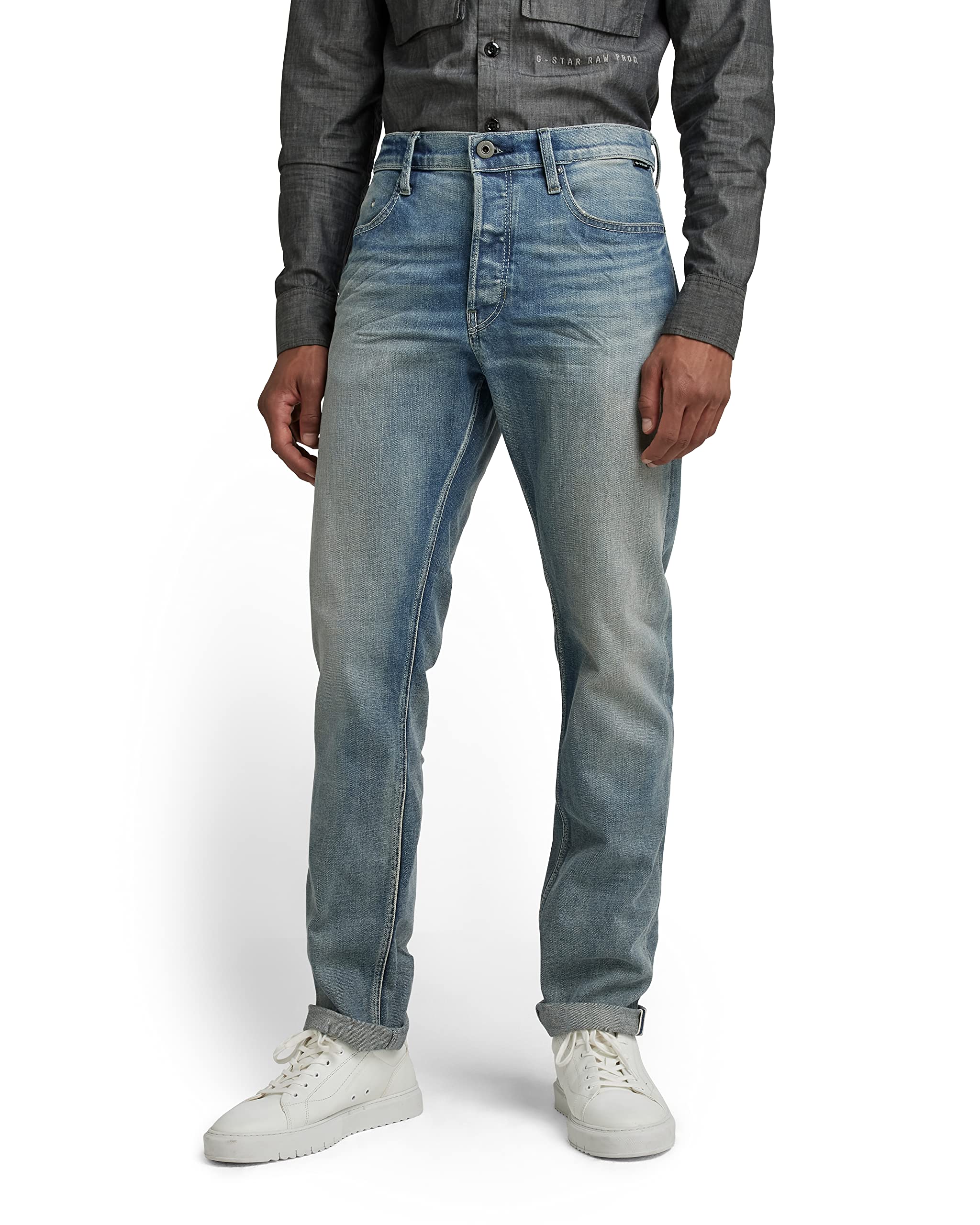 Men's Triple a Regular Straight Jeans