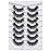 Mebver 8D Fluffy Lashes False Eyelashes Wispy Faux Mink Lashes Light Weight Fake Eyelashes Cat Eye Lashes 7 Pairs Pack
