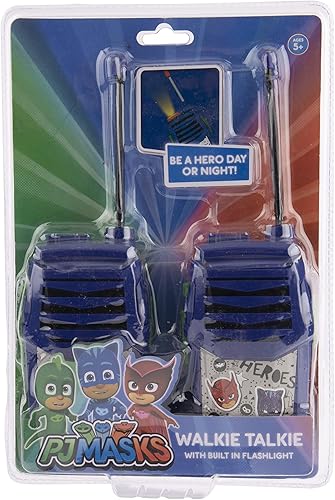 Miniatura 4 de PJ Masks WT2-01082 - Walkie Talkies moldeados para niños  Antena segura y flexible, alcance de 984.3ft, interruptor de alimentación fácil de usar,